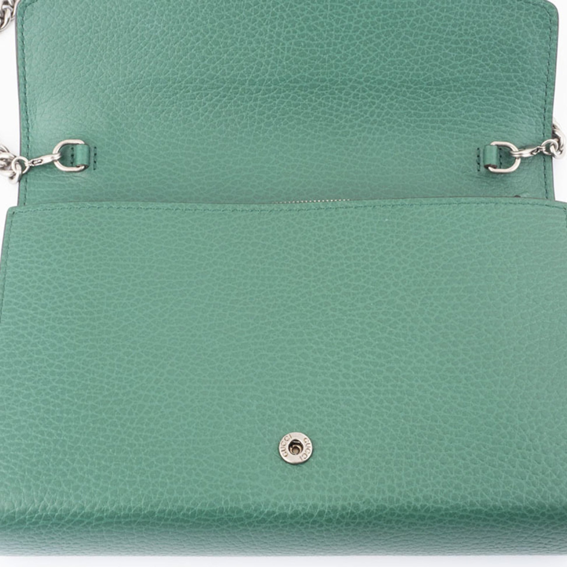 Gucci Green Leather Shoulder Bag