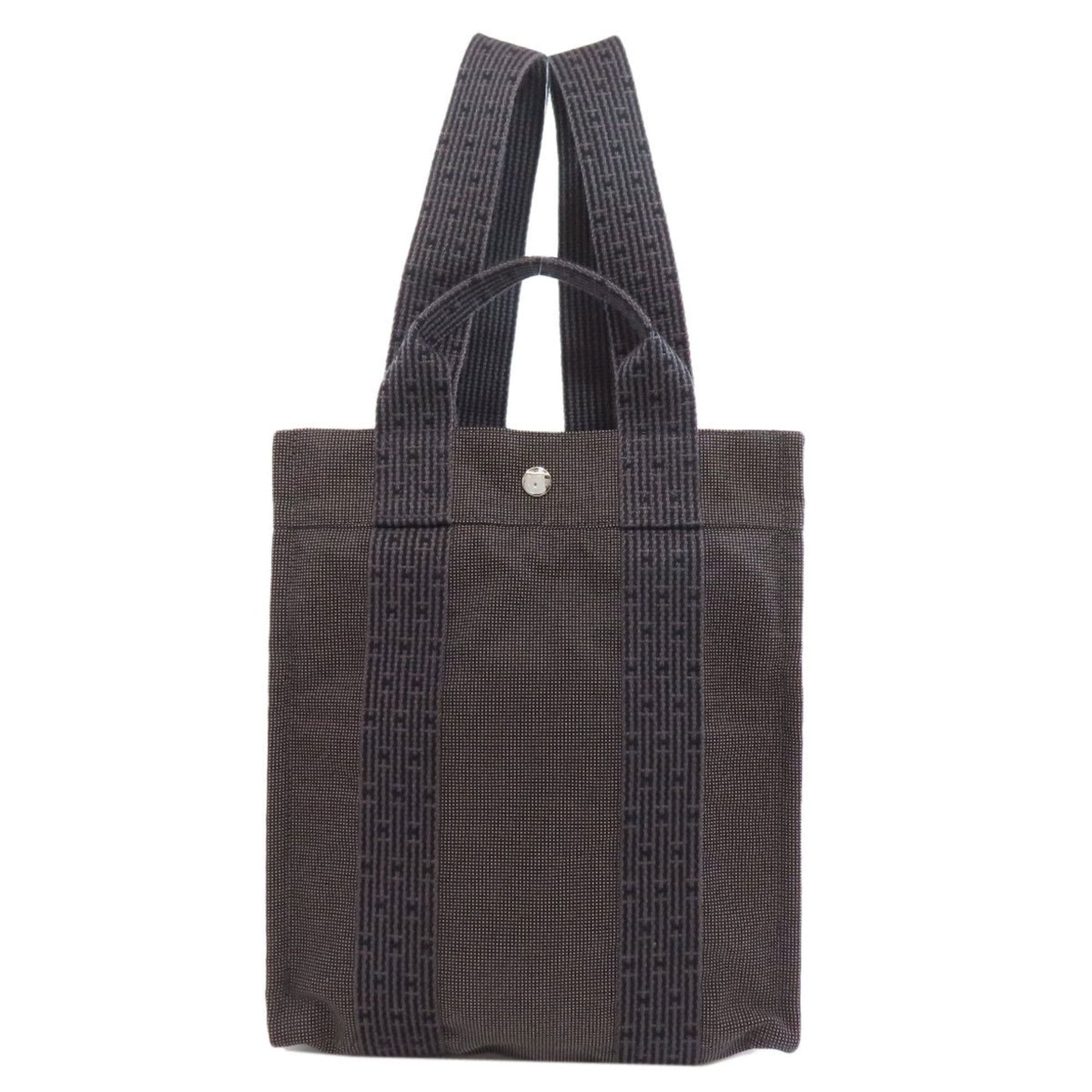 Hermes Her Line Backpack Canvas Gray