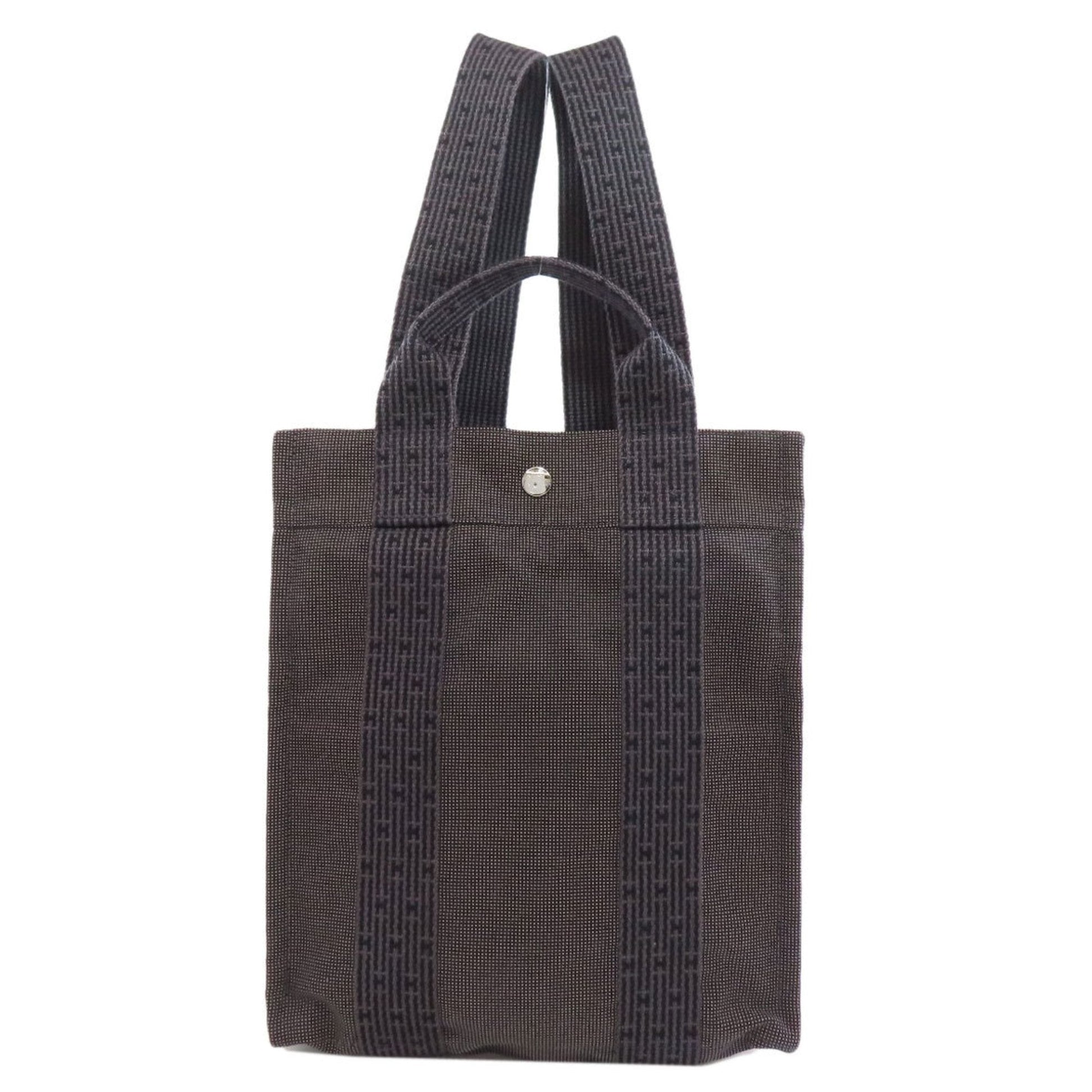 Hermes Her Line Backpack Canvas Gray