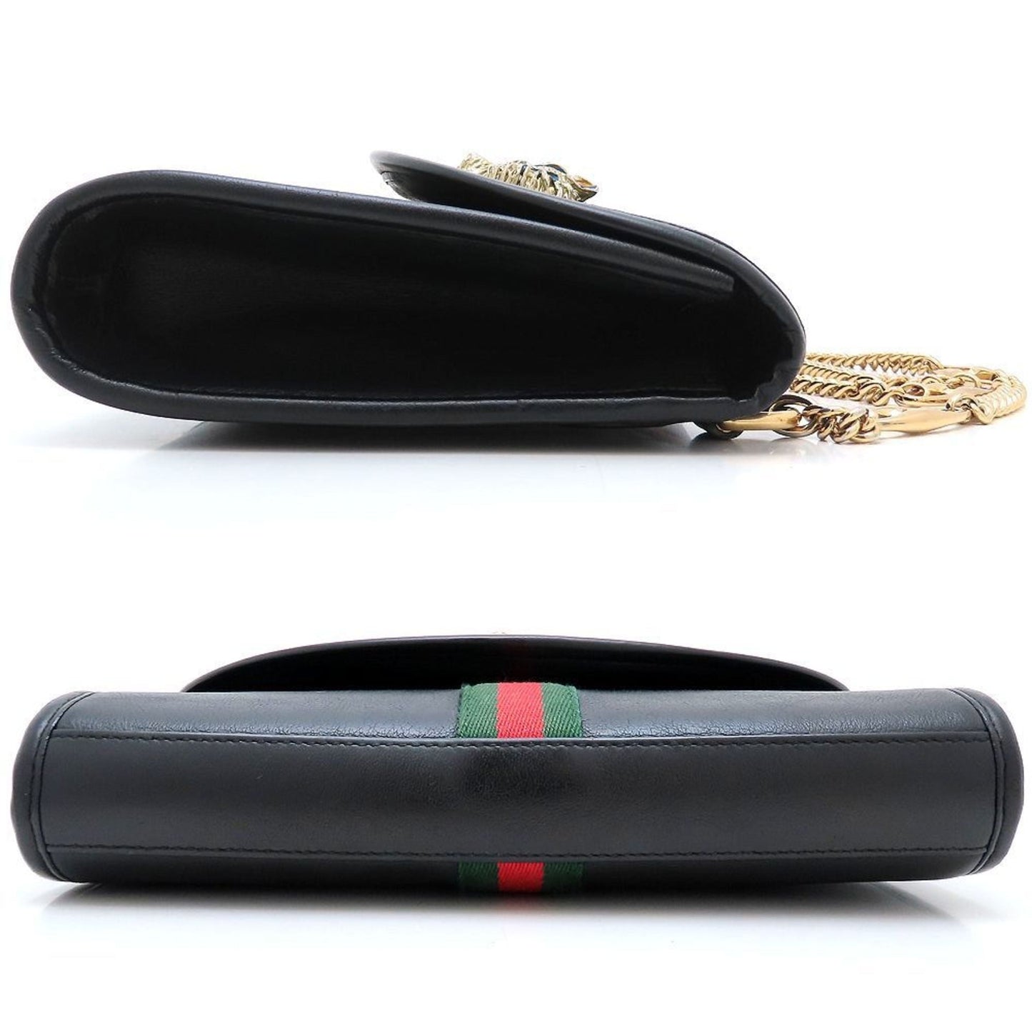 Gucci Black Leather Shoulder Bag
