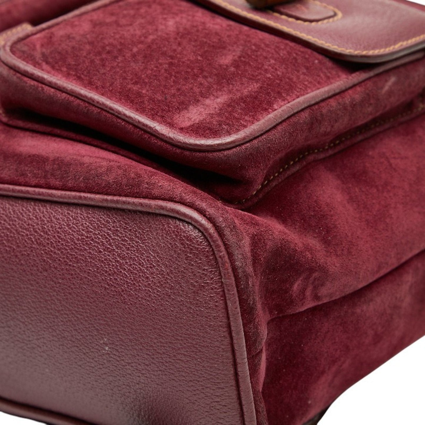 Gucci Purple Suede Backpack