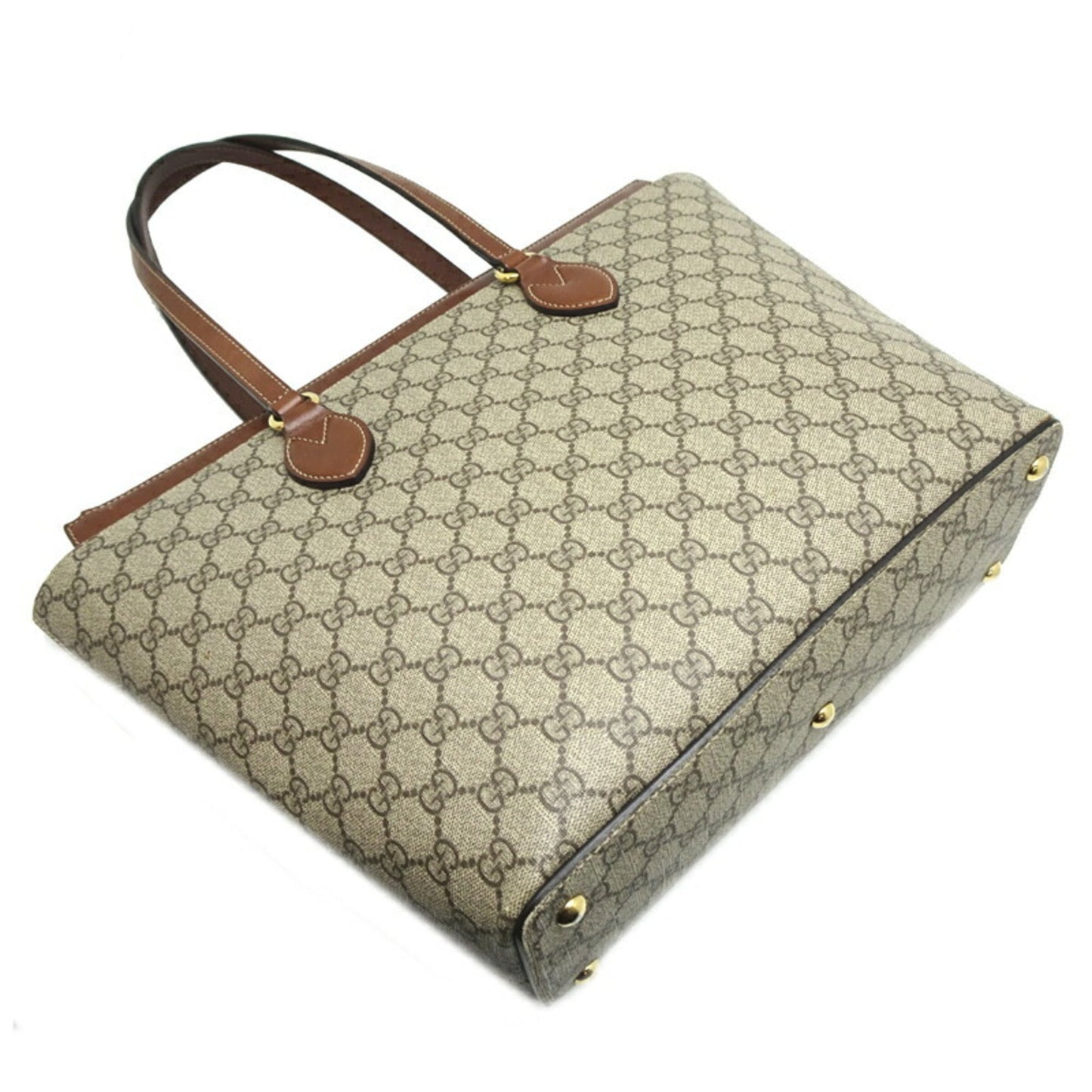 Gucci Beige Gg Supreme Shoulder Bag Tote Bag