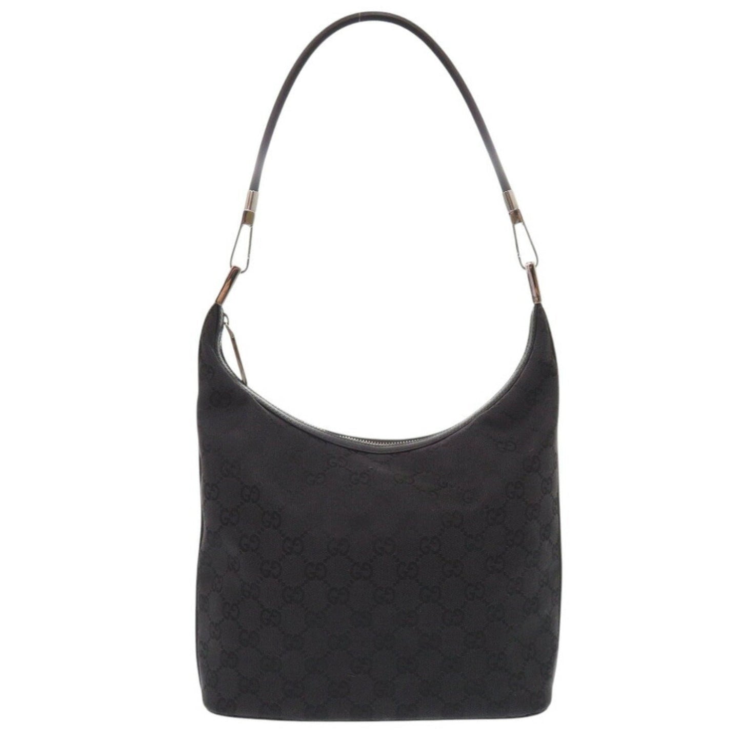 Gucci Black Gg Canvas Shoulder Bag