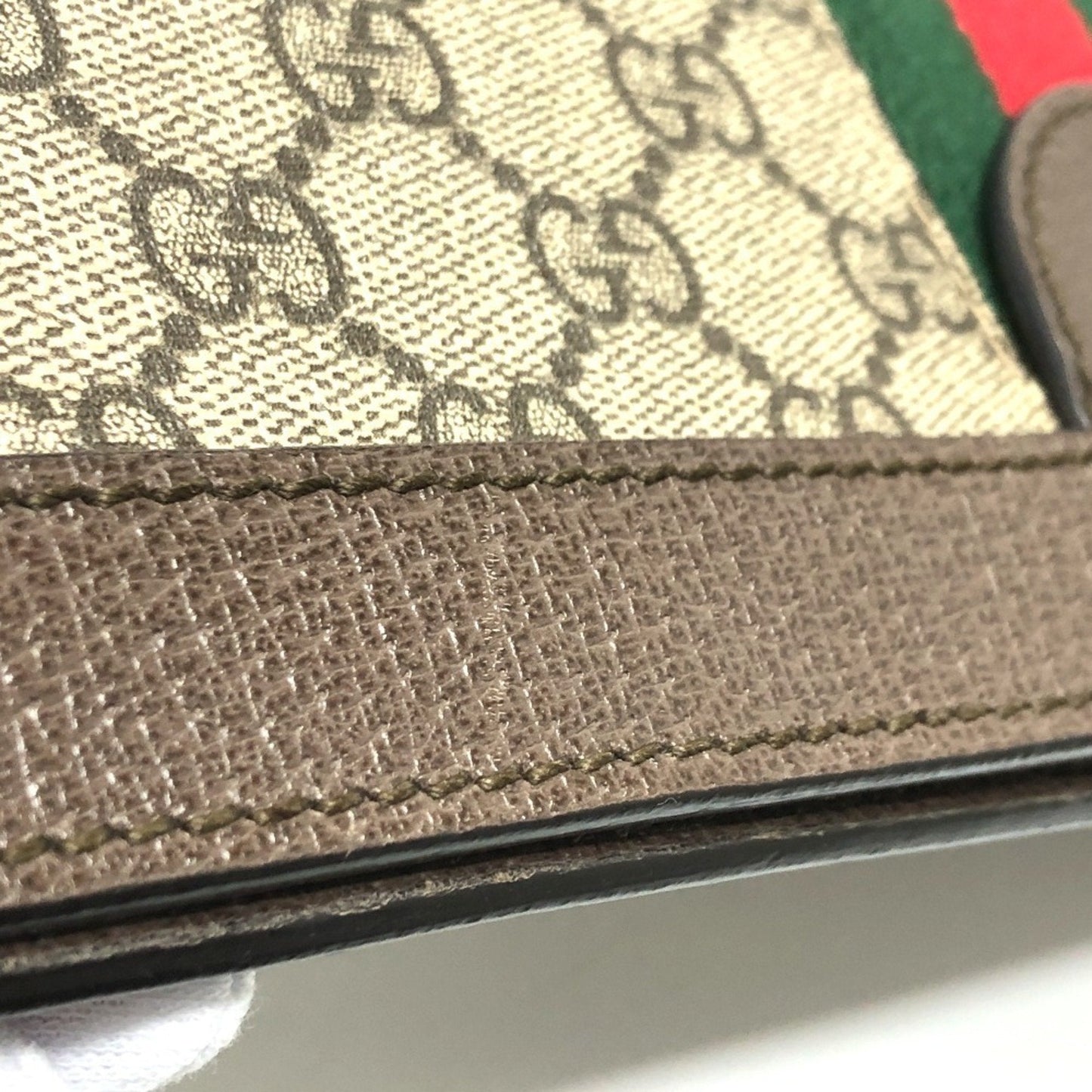 Gucci Brown Gg Supreme Shoulder Bag