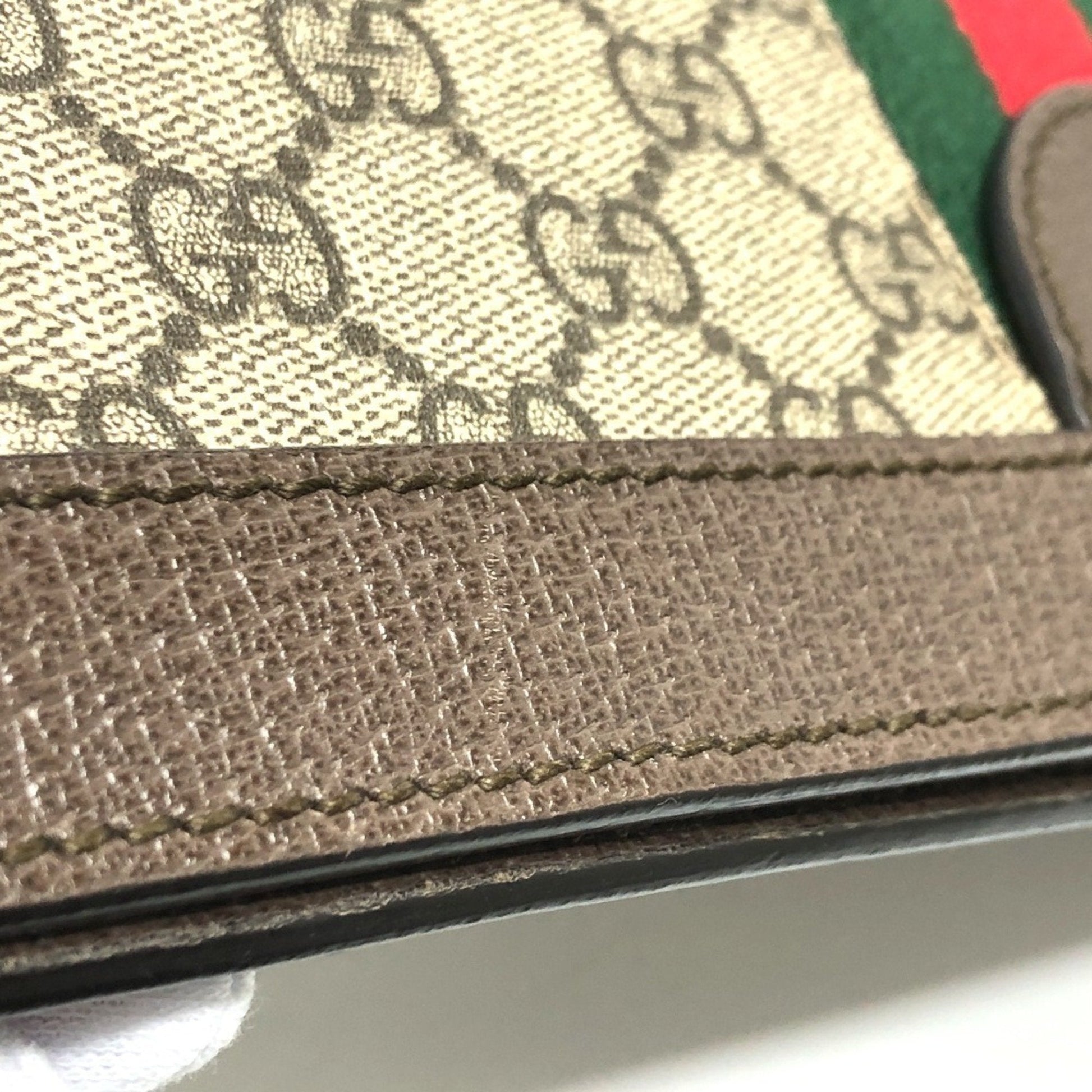 Gucci Brown Gg Supreme Shoulder Bag