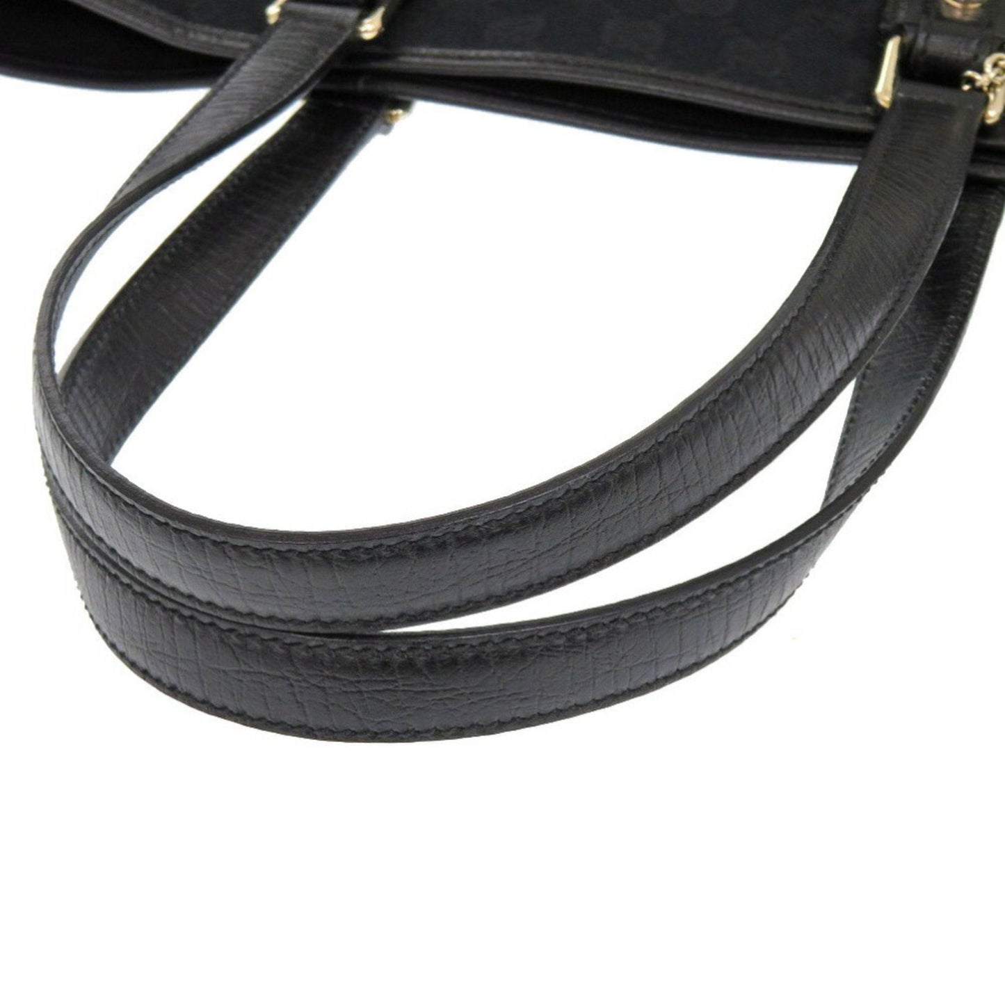Gucci Black Green Canvas Tote Bag