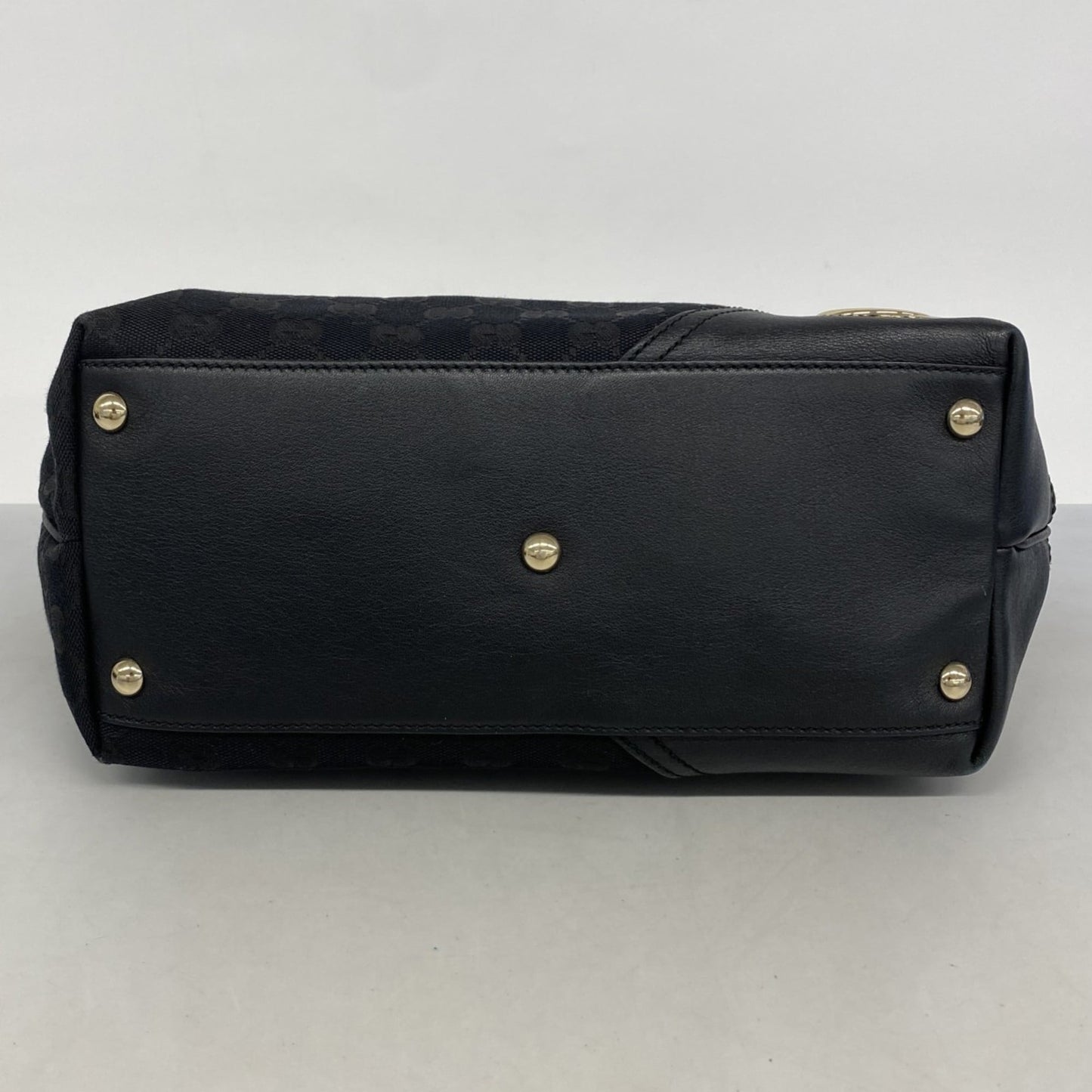 Gucci Black Canvas Tote Bag