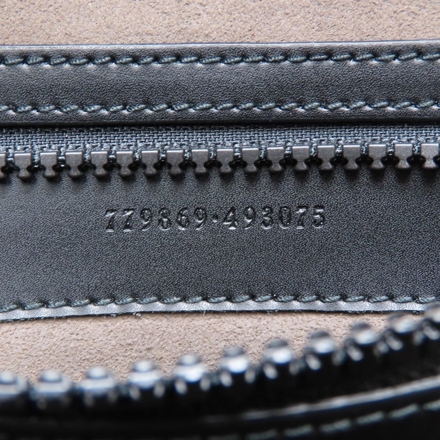 Gucci Beige Black Gg Supreme Leather Backpack