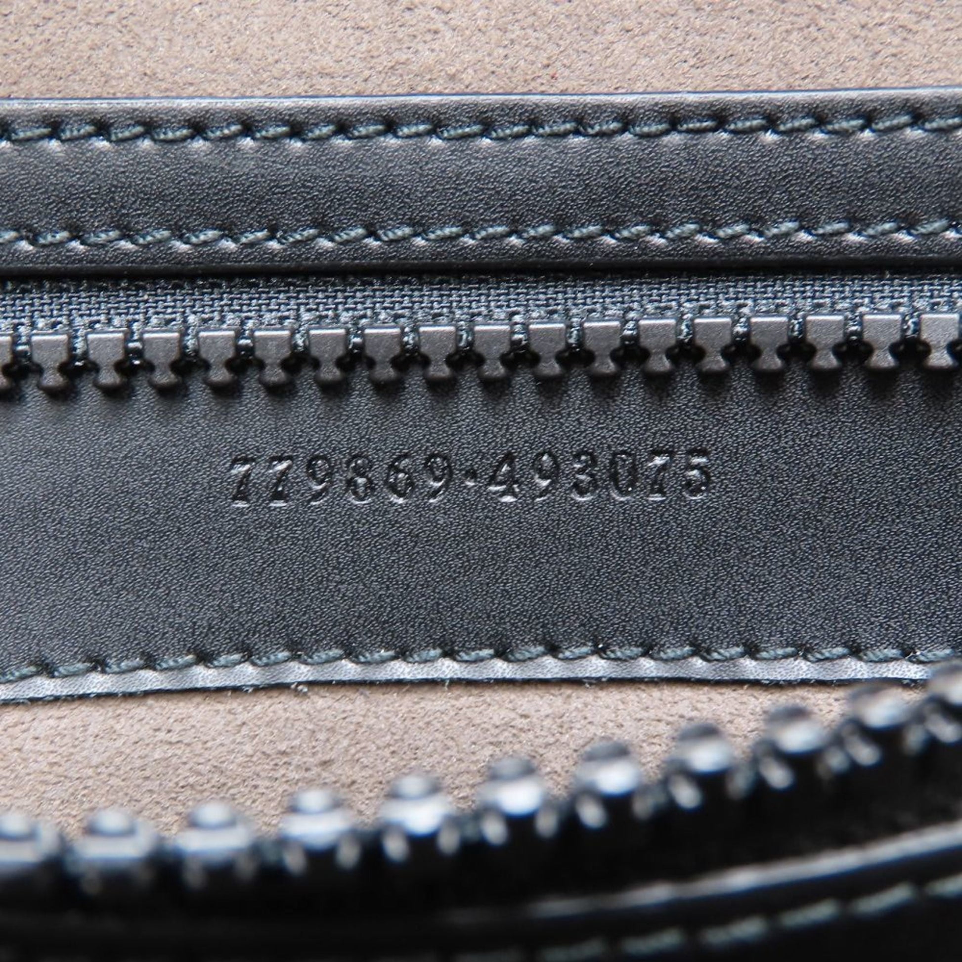 Gucci Beige Black Gg Supreme Leather Backpack