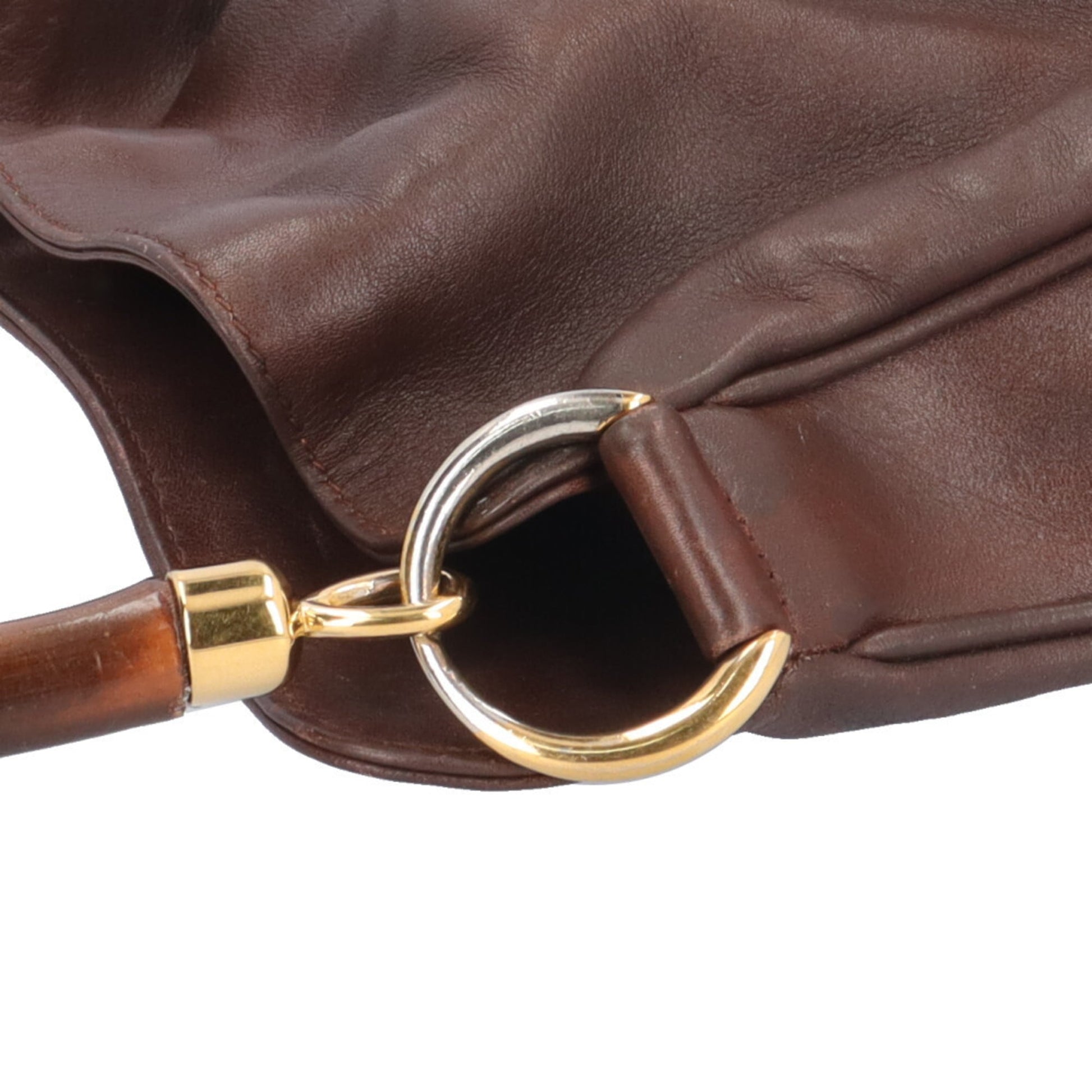 Gucci Brown Leather Shoulder Bag