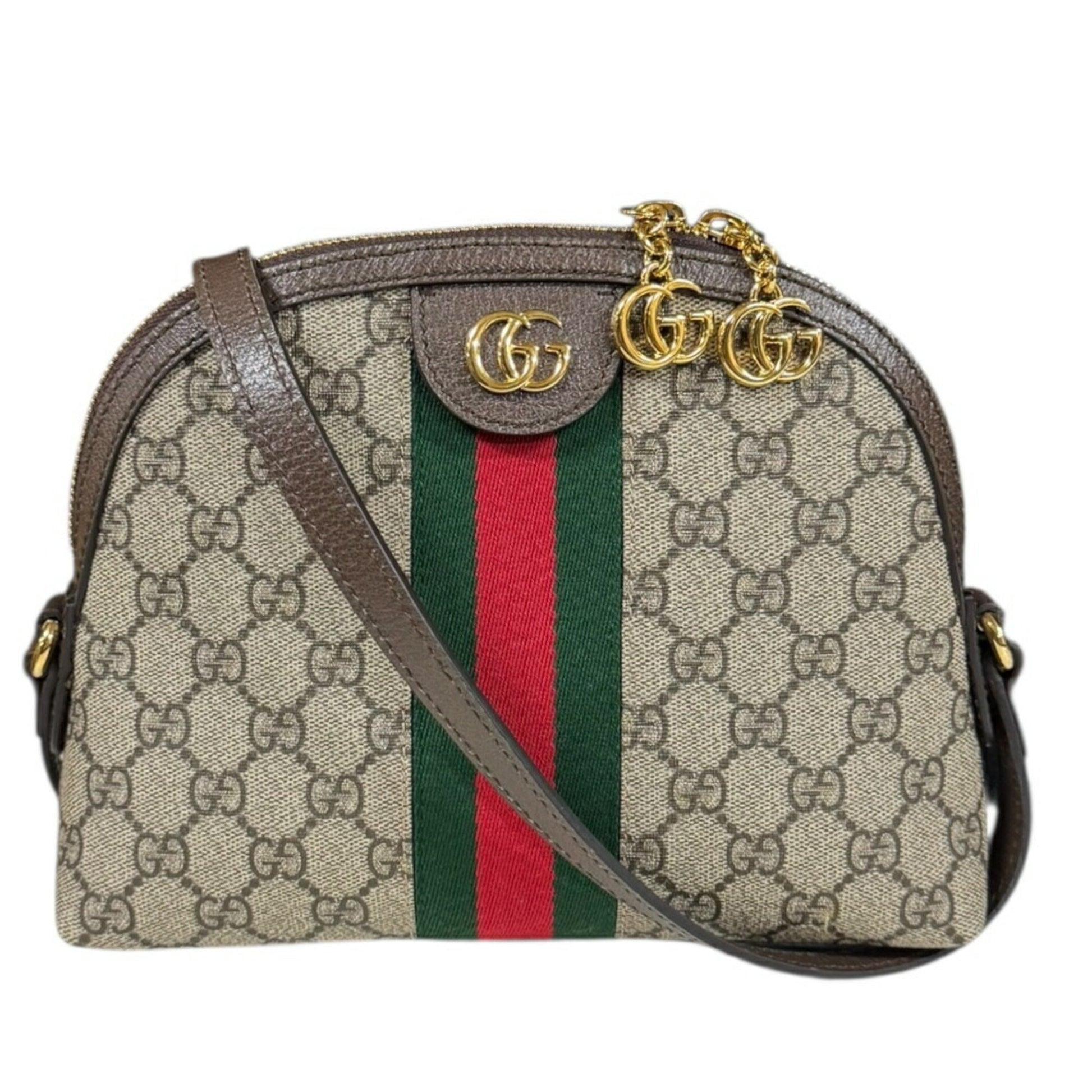 Gucci Ophidia Beige Brown Gg Supreme Shoulder Bag