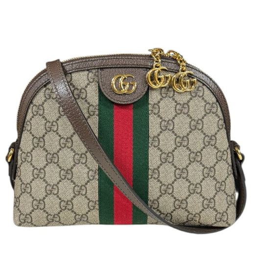 Gucci Ophidia Beige Brown Gg Supreme Shoulder Bag