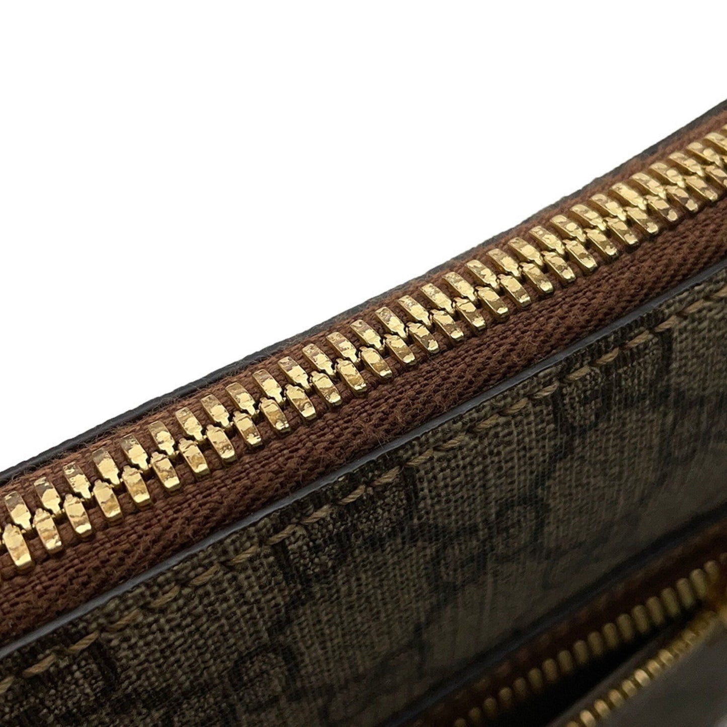 Gucci Beige Brown Gg Supreme Leather Messenger Bag Shoulder Bag