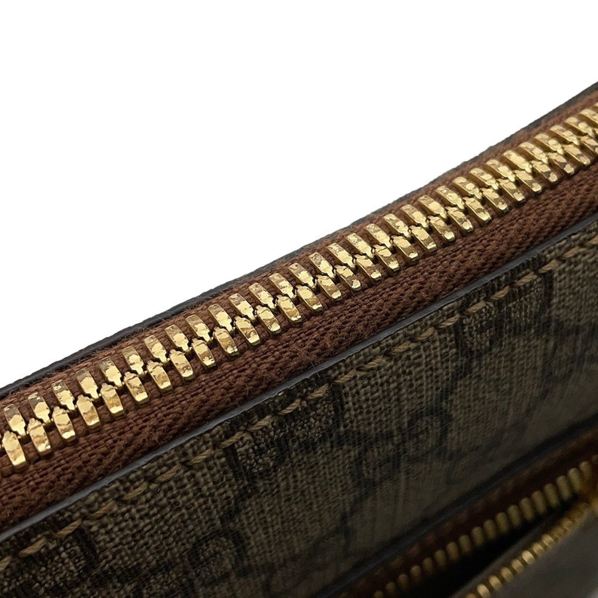 Gucci Beige Brown Gg Supreme Leather Messenger Bag Shoulder Bag