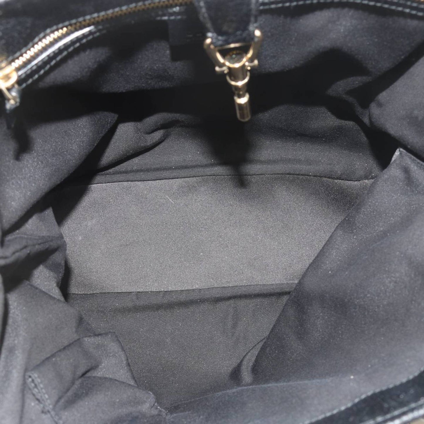 Gucci Black Leather Tote Bag