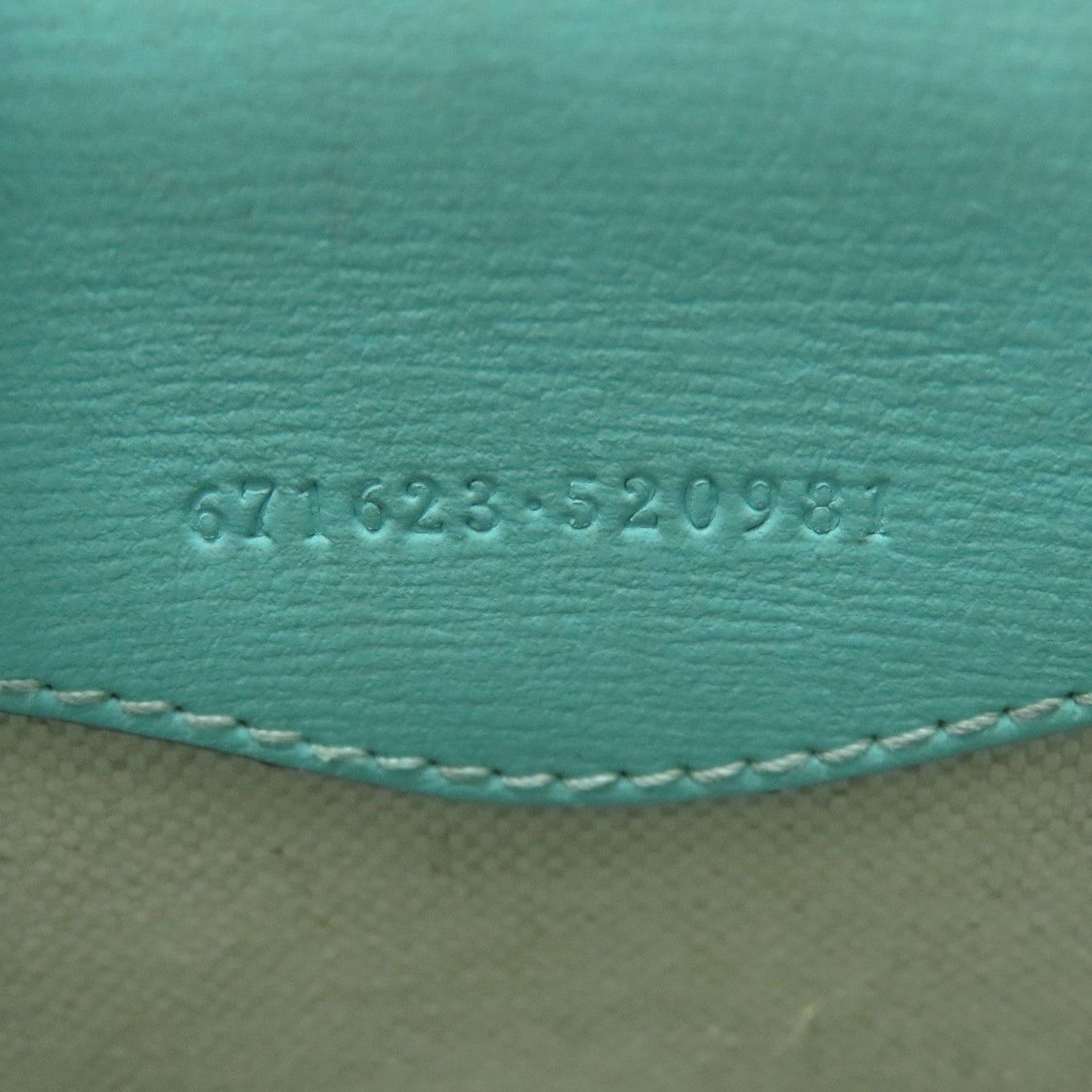 Gucci Brown Light Blue Pvc Handbag