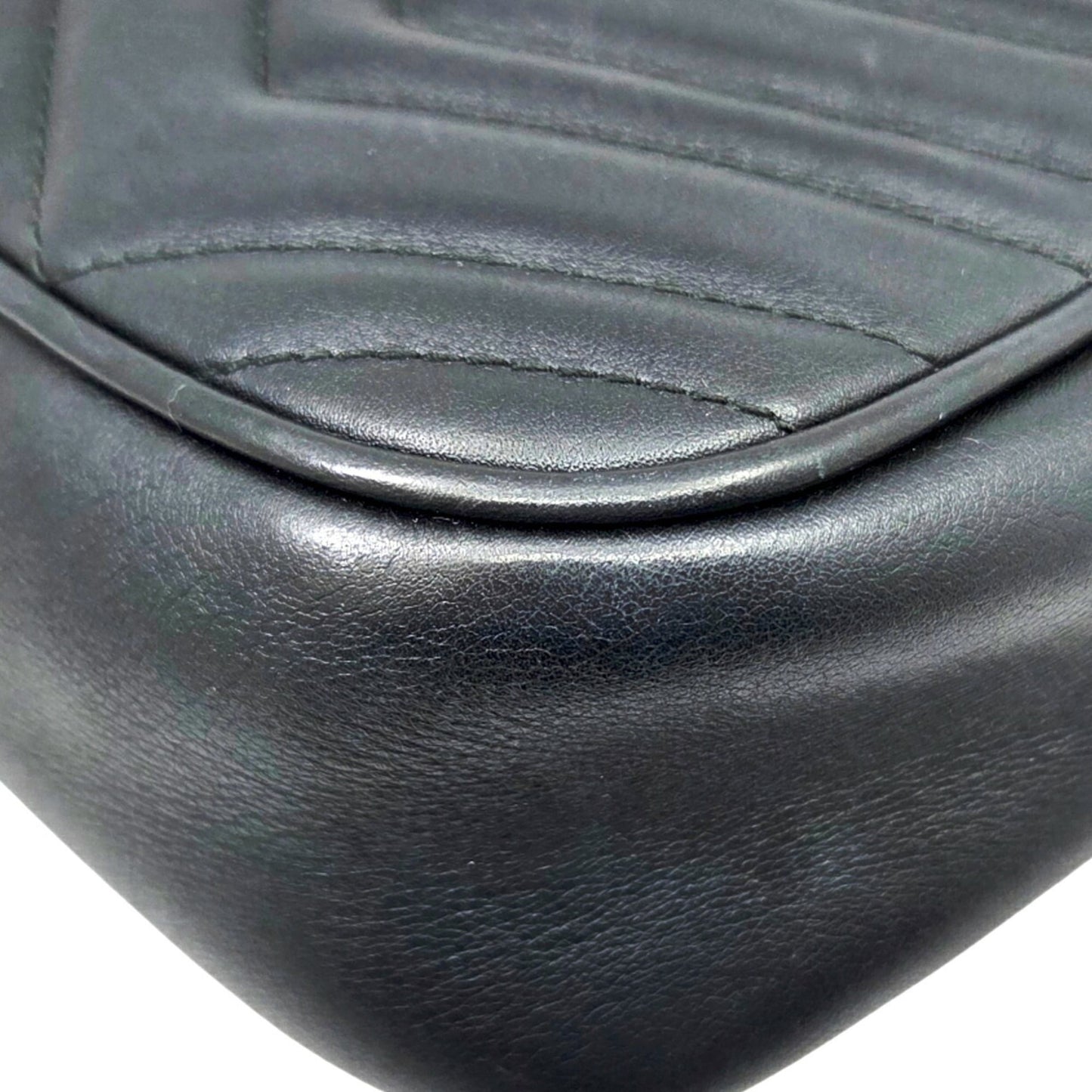 Gucci Black Leather Shoulder Bag