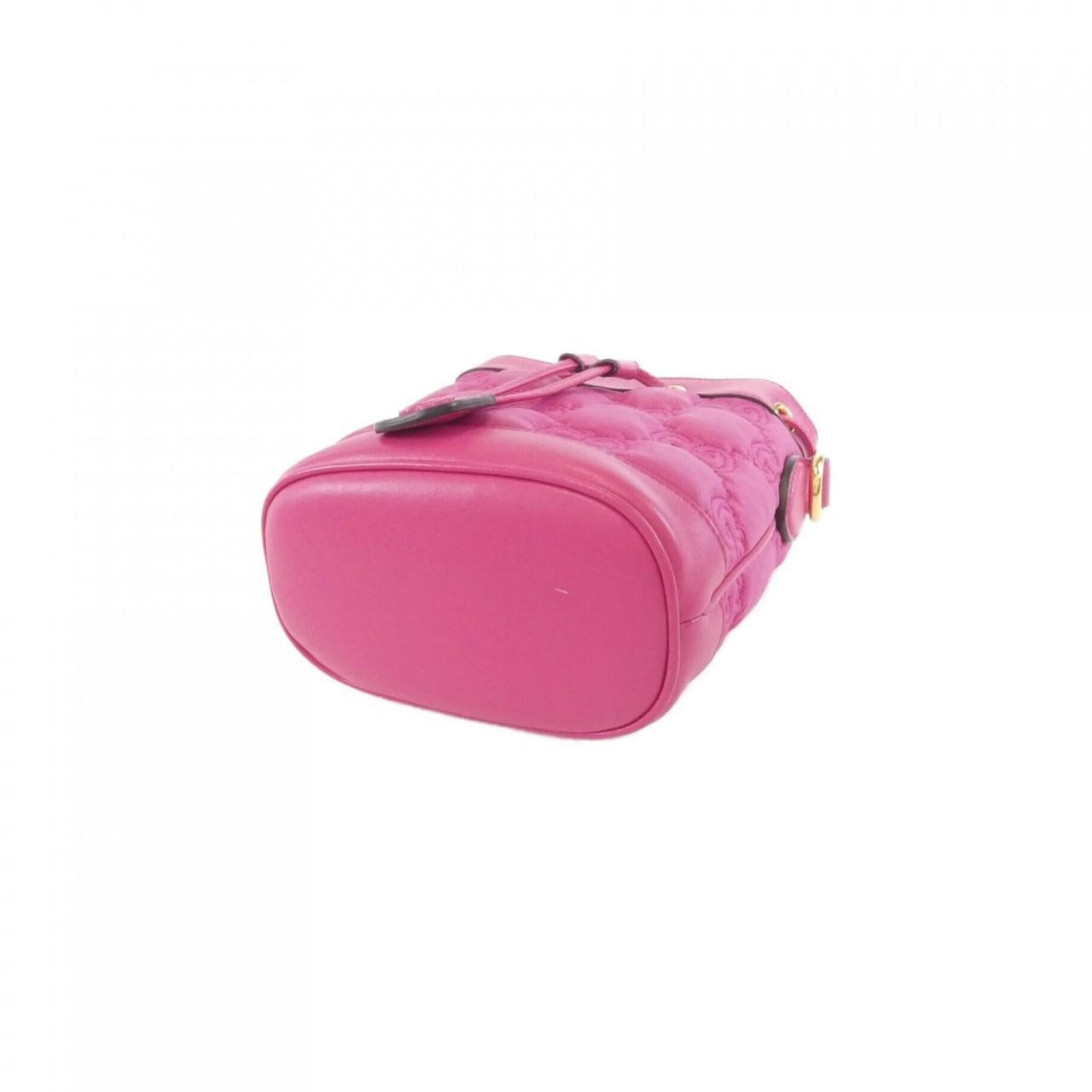 Gucci Pink Nylon Leather Shoulder Bag