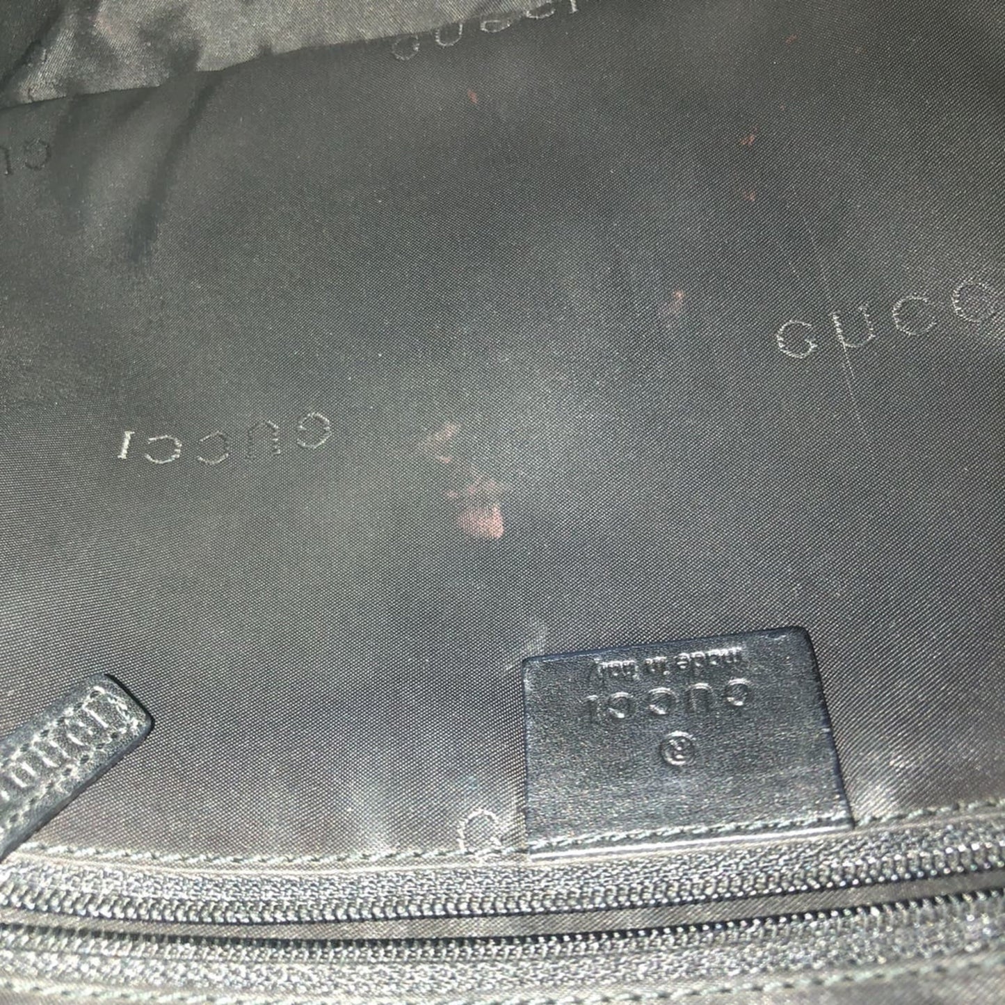 Gucci Black Bamboo Leather Handbag Shoulder Bag