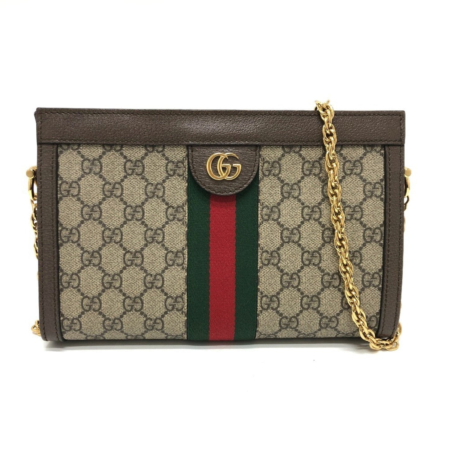 Gucci Brown Gg Supreme Shoulder Bag