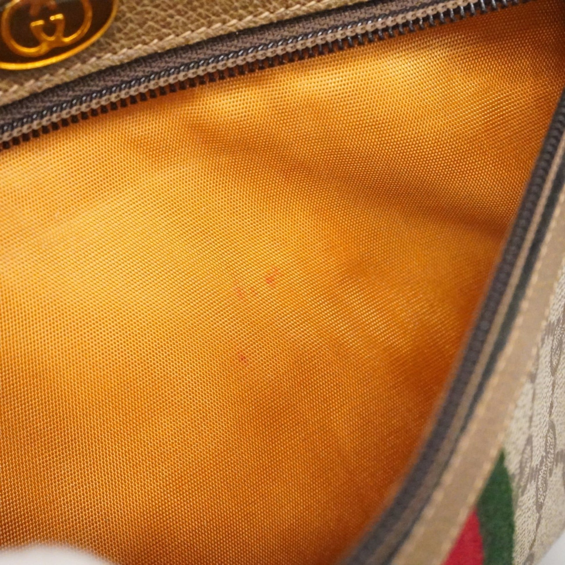 Gucci Brown Canvas Shoulder Bag
