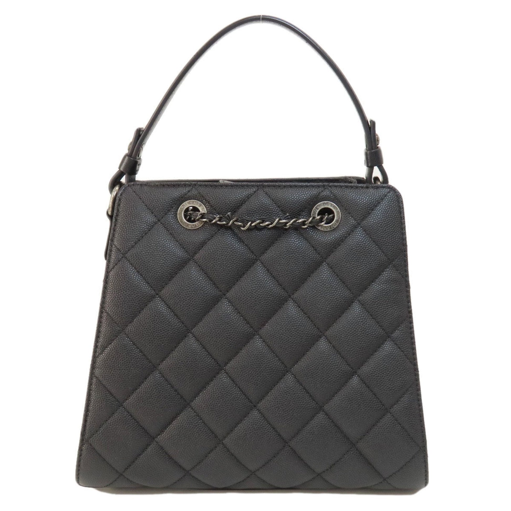 Chanel CC Bucket Matelasse Caviar Skin Women's Jewelry