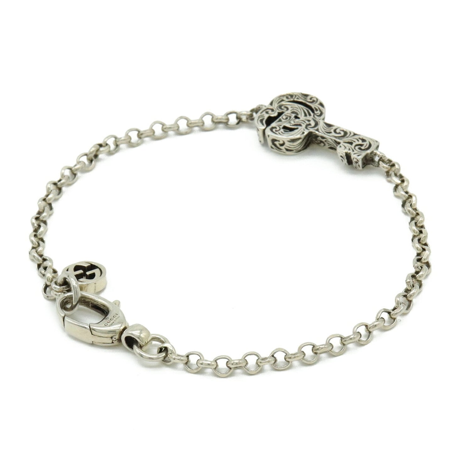 Gucci Silver Silver 925 Charm Bracelet