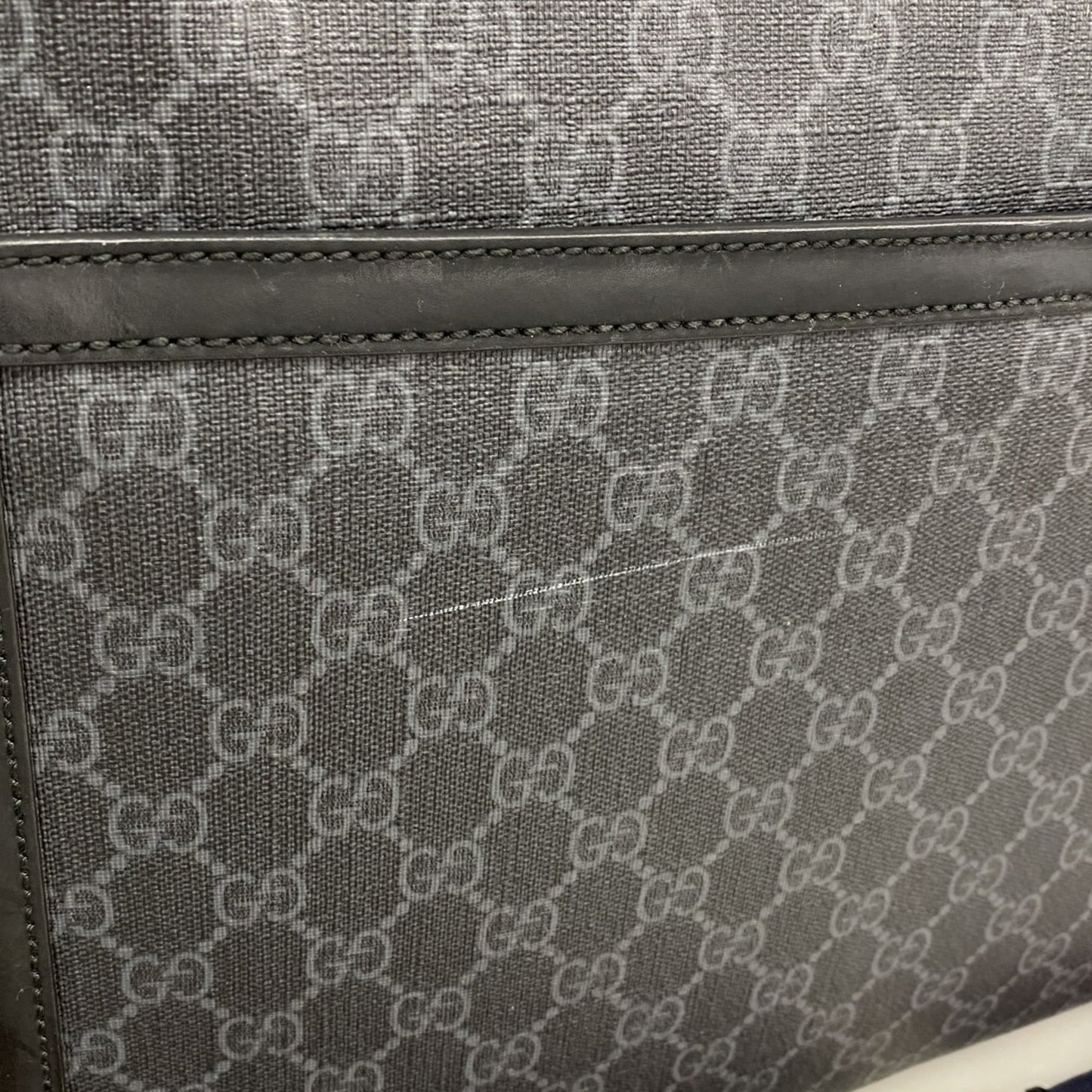 Gucci Black Pvc Shoulder Bag