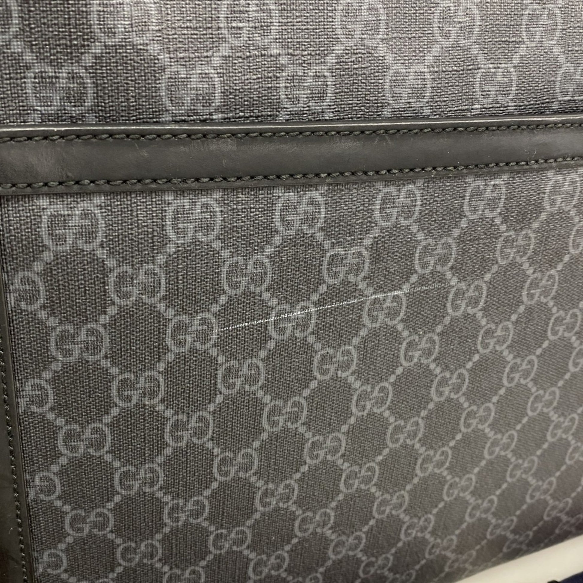 Gucci Black Pvc Shoulder Bag