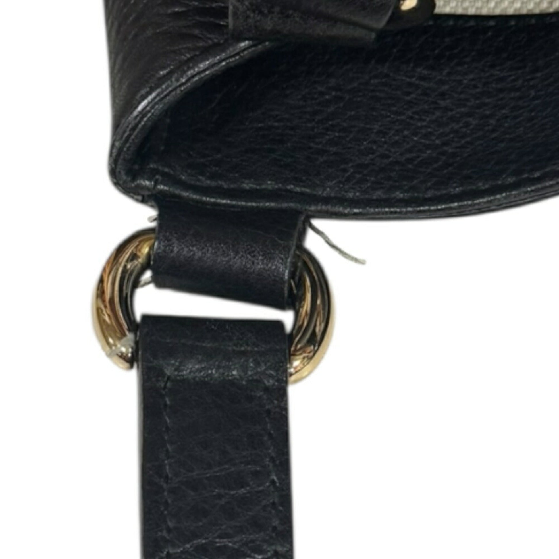 Gucci Black Leather Shoulder Bag