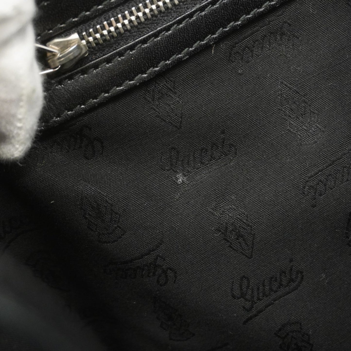 Gucci Black Brown Canvas Tote Bag