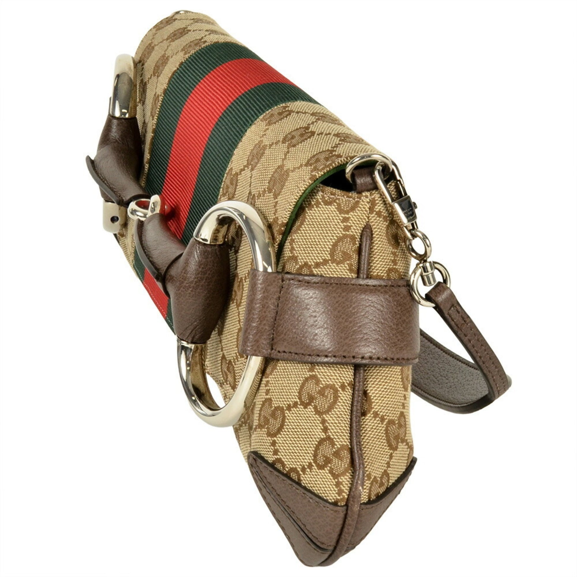 Gucci Beige Gg Canvas Handbag