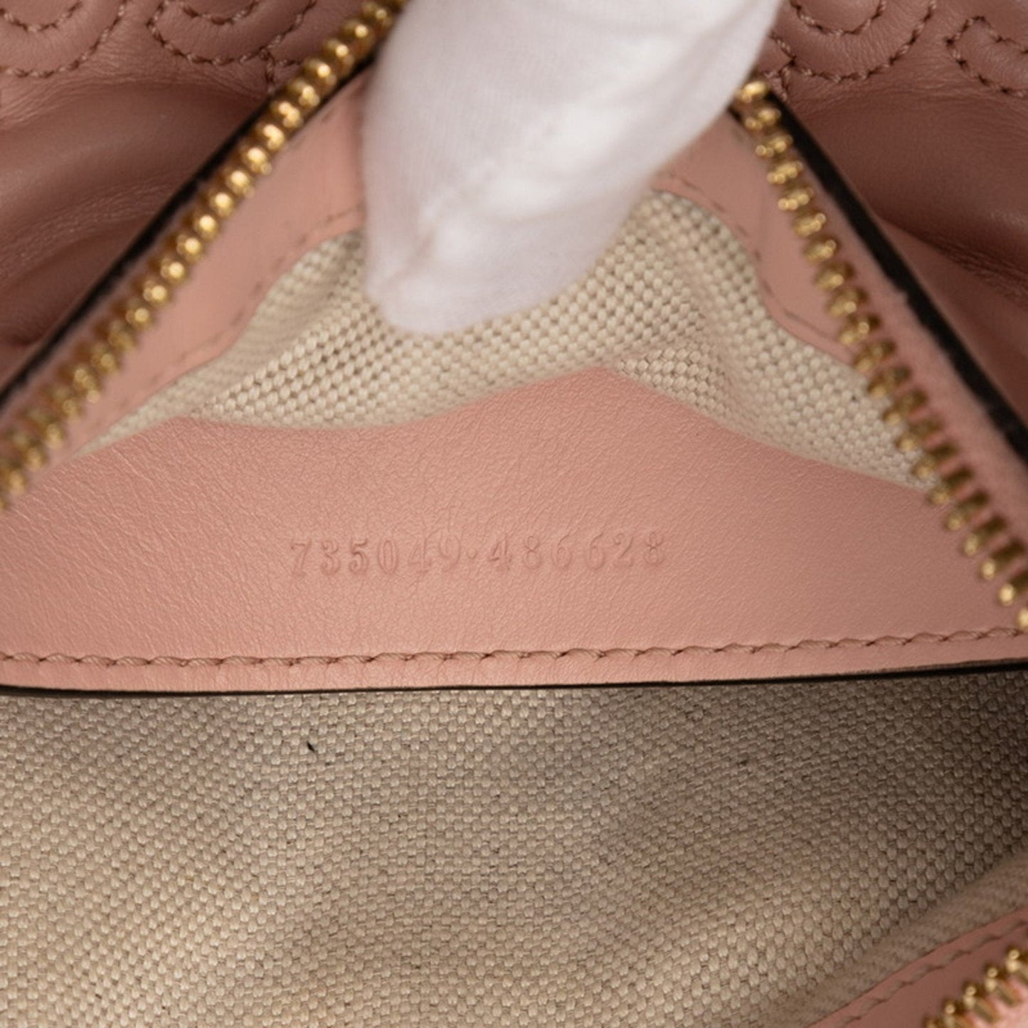 Gucci Pink Leather Handbag Shoulder Bag