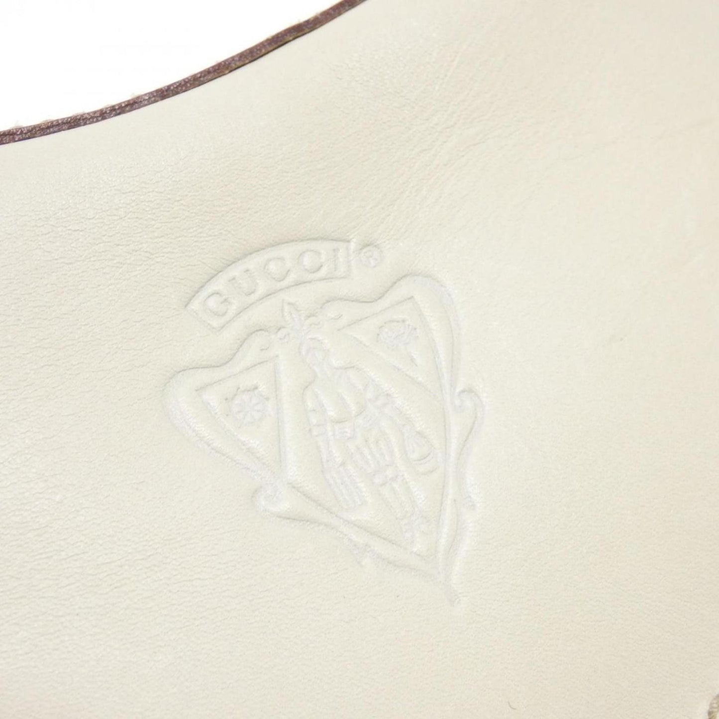 Gucci Ivory Leather Shoulder Bag
