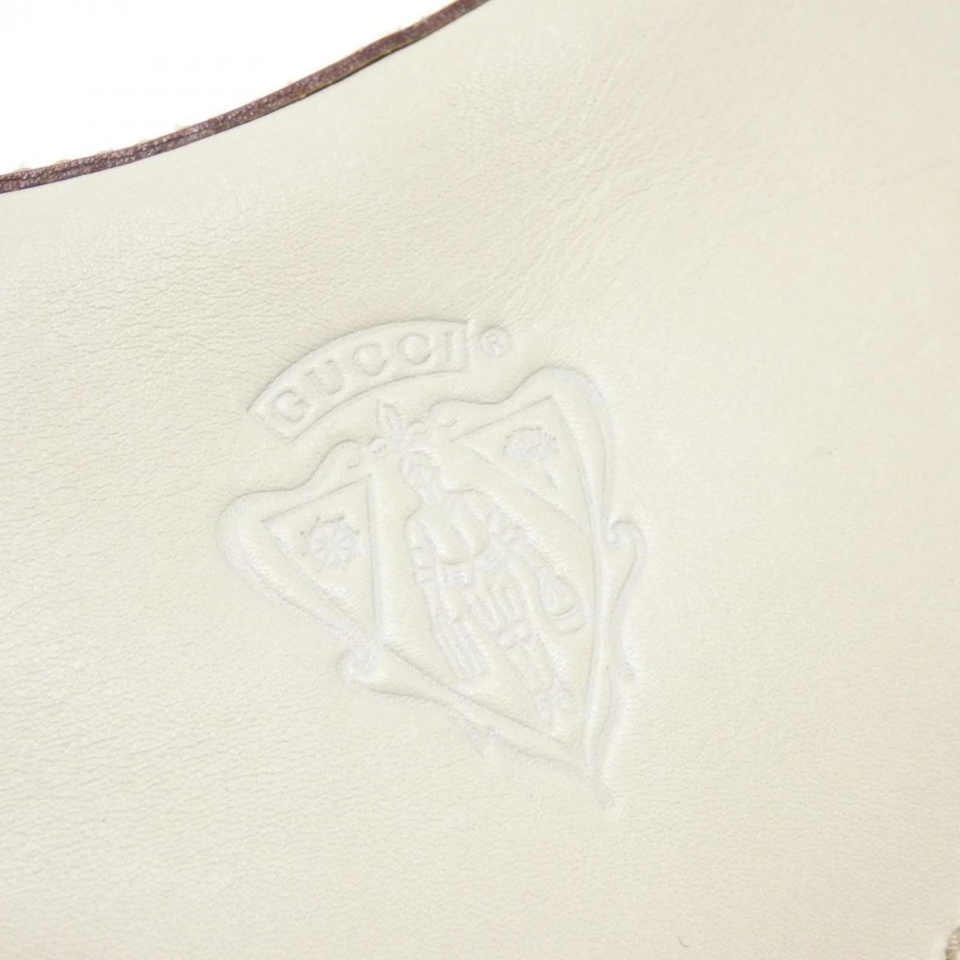 Gucci Ivory Leather Shoulder Bag