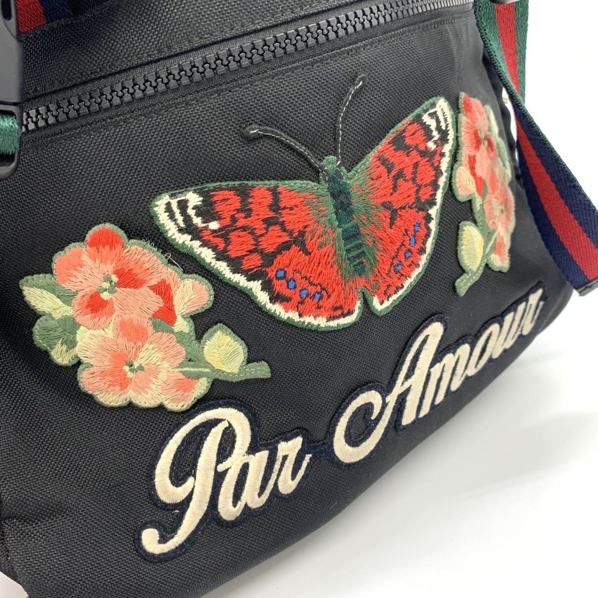Gucci Black Nylon Backpack