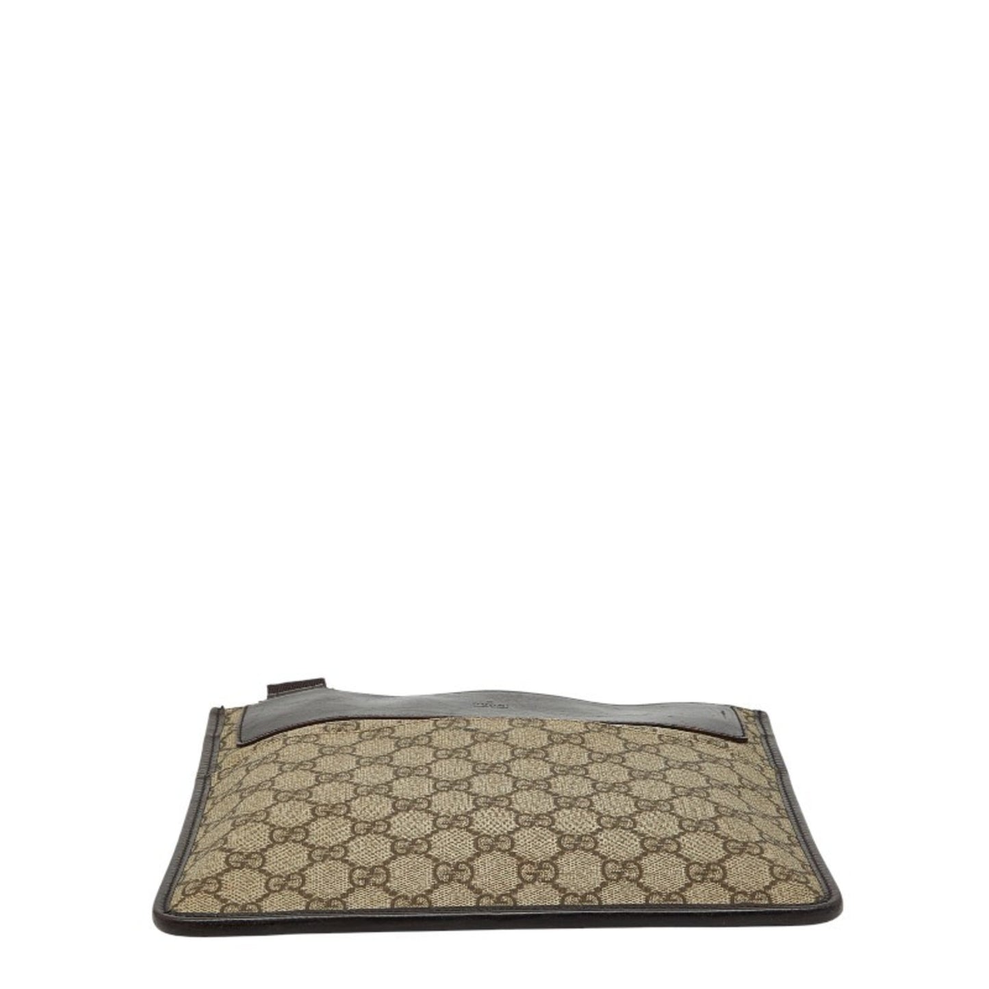 Gucci Beige Brown Pvc Leather Shoulder Bag