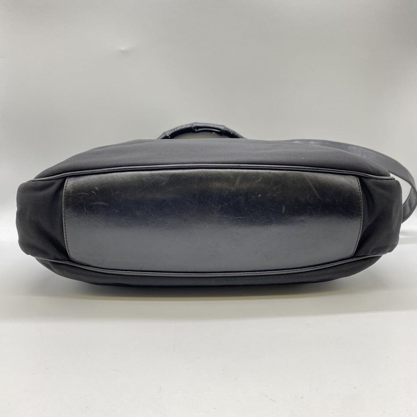 Gucci Bamboo Black Nylon Handbag Shoulder Bag