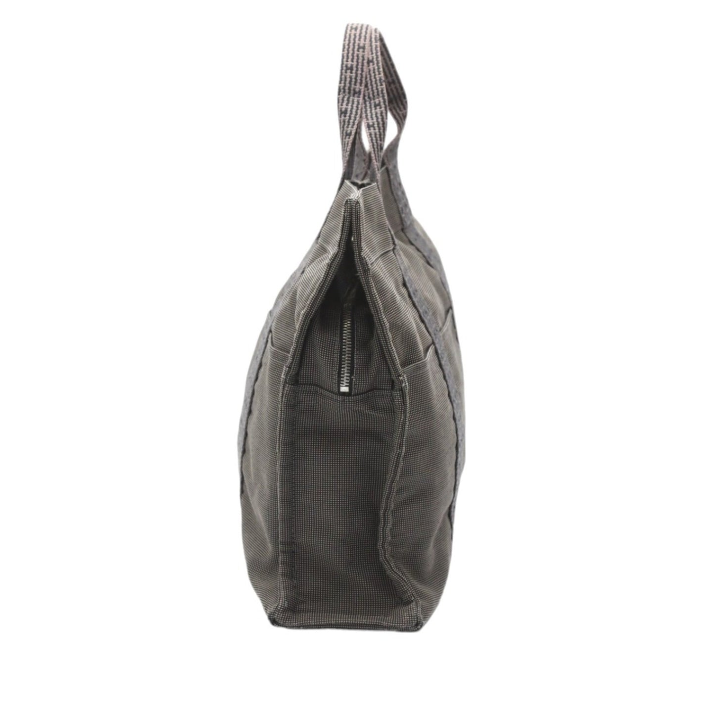 Hermes Her Line Tote Bag Canvas Gray Tote Bag 11
