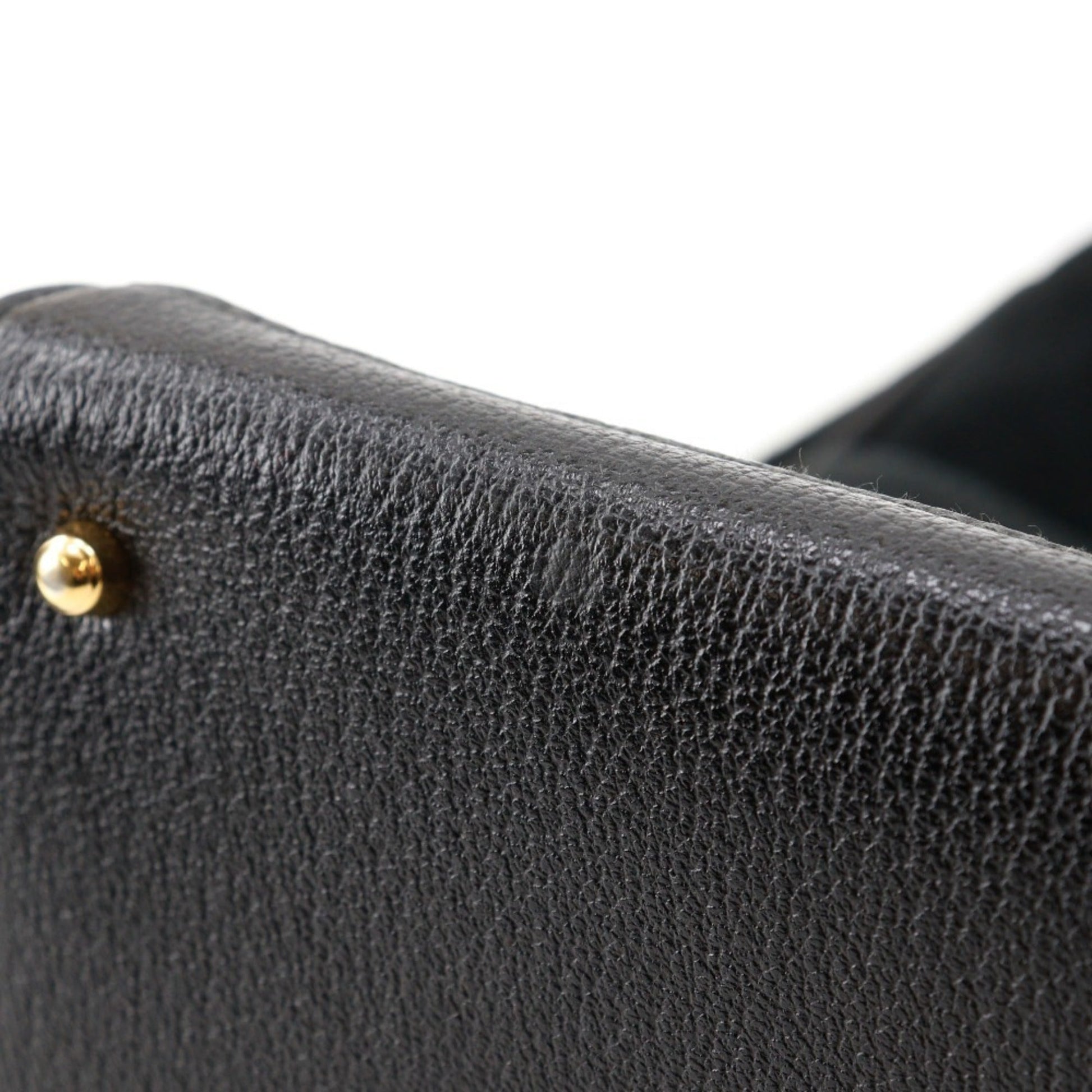 Gucci Black Suede Tote Bag