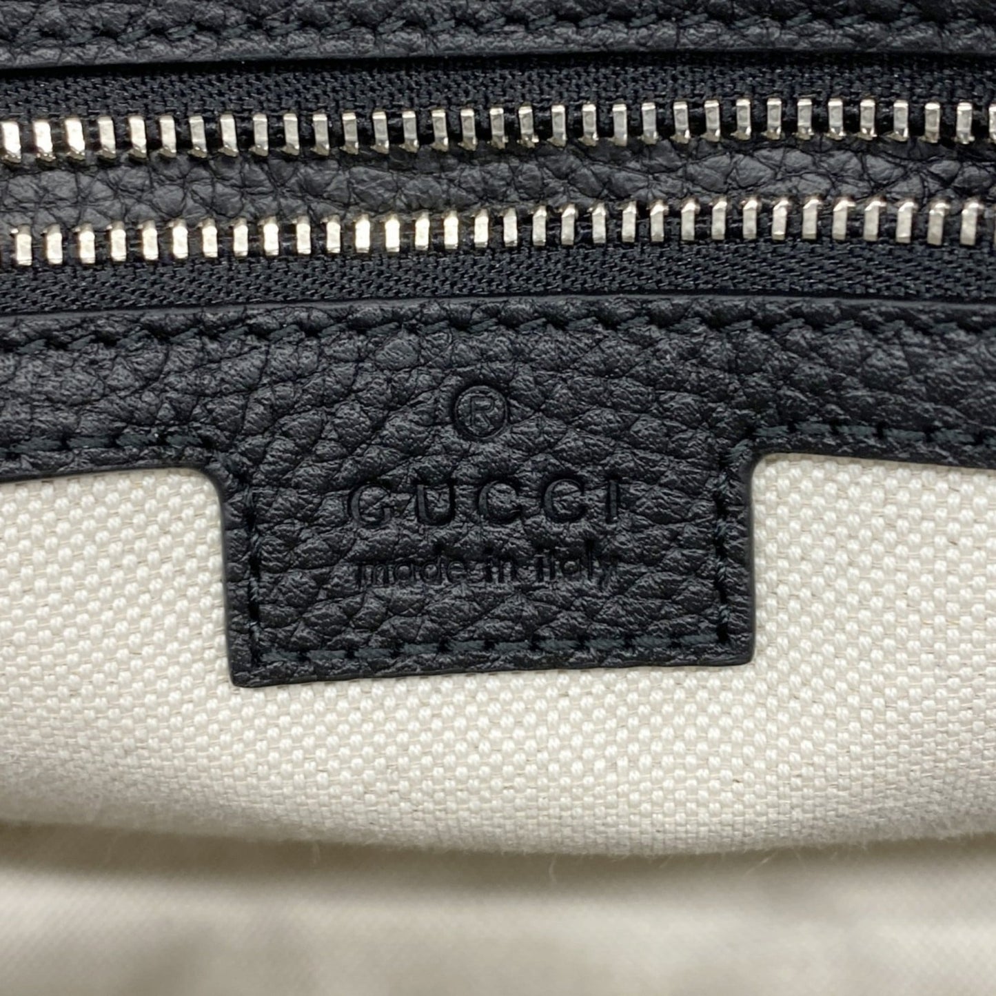 Gucci Black Leather Sling Bag