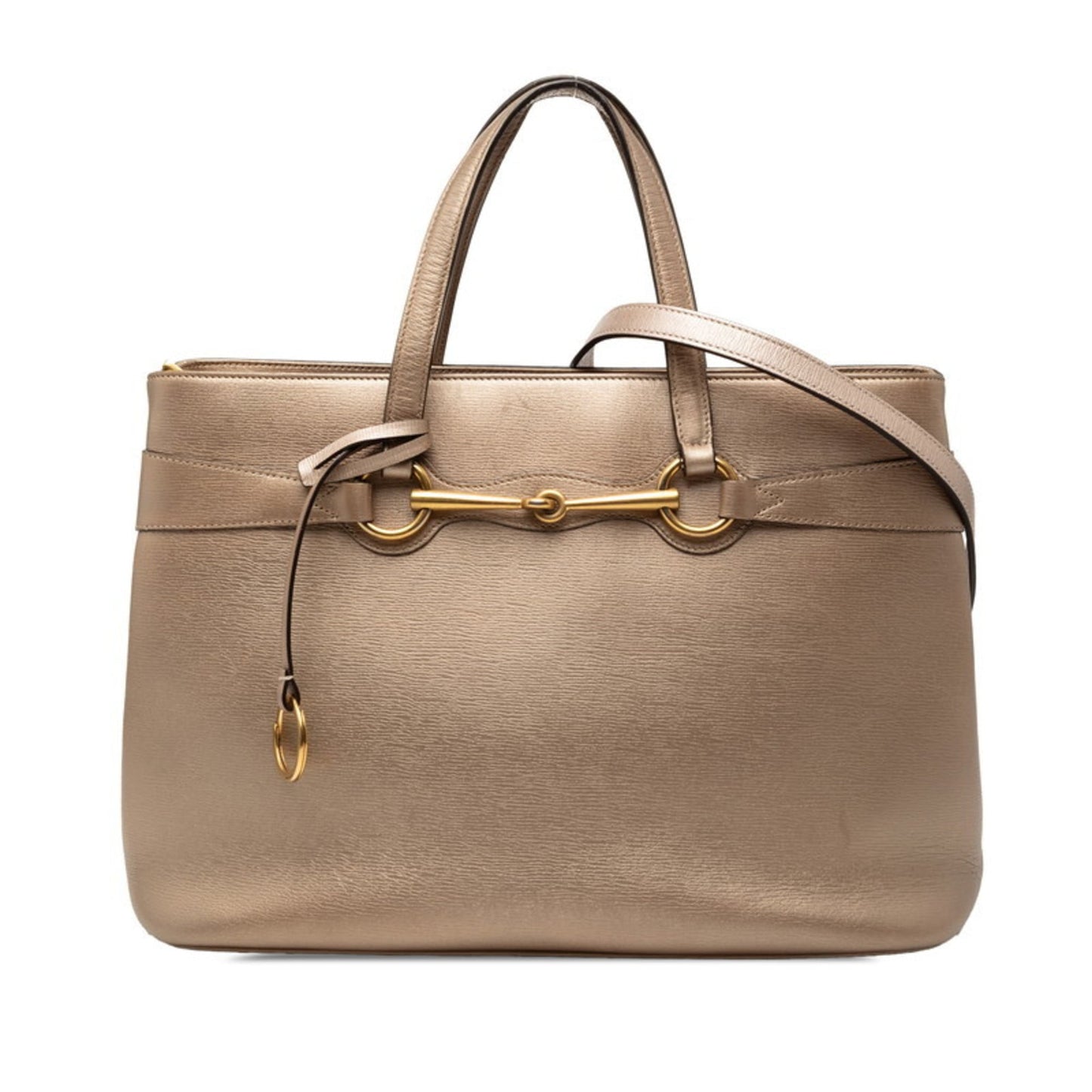 Gucci Pink Pink Beige Leather Shoulder Bag Tote Bag