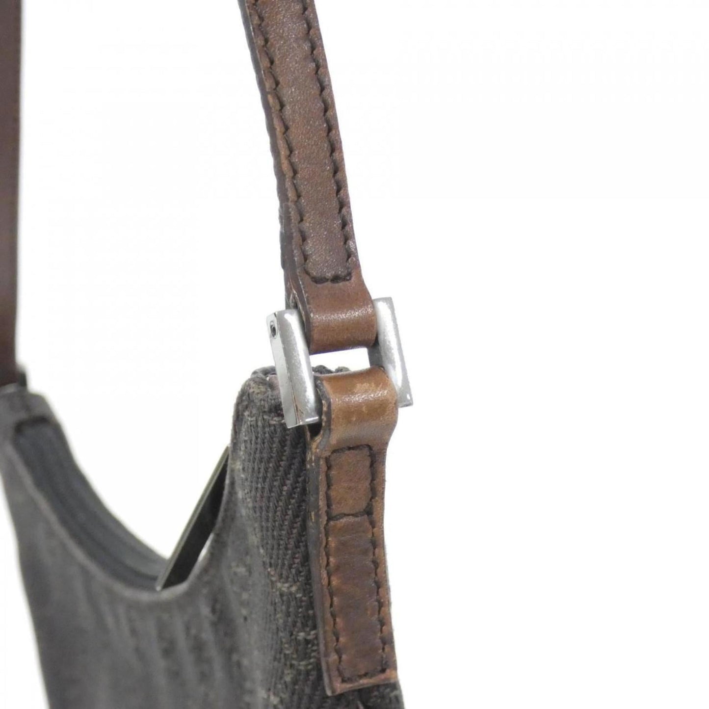 Gucci Brown Denim Shoulder Bag