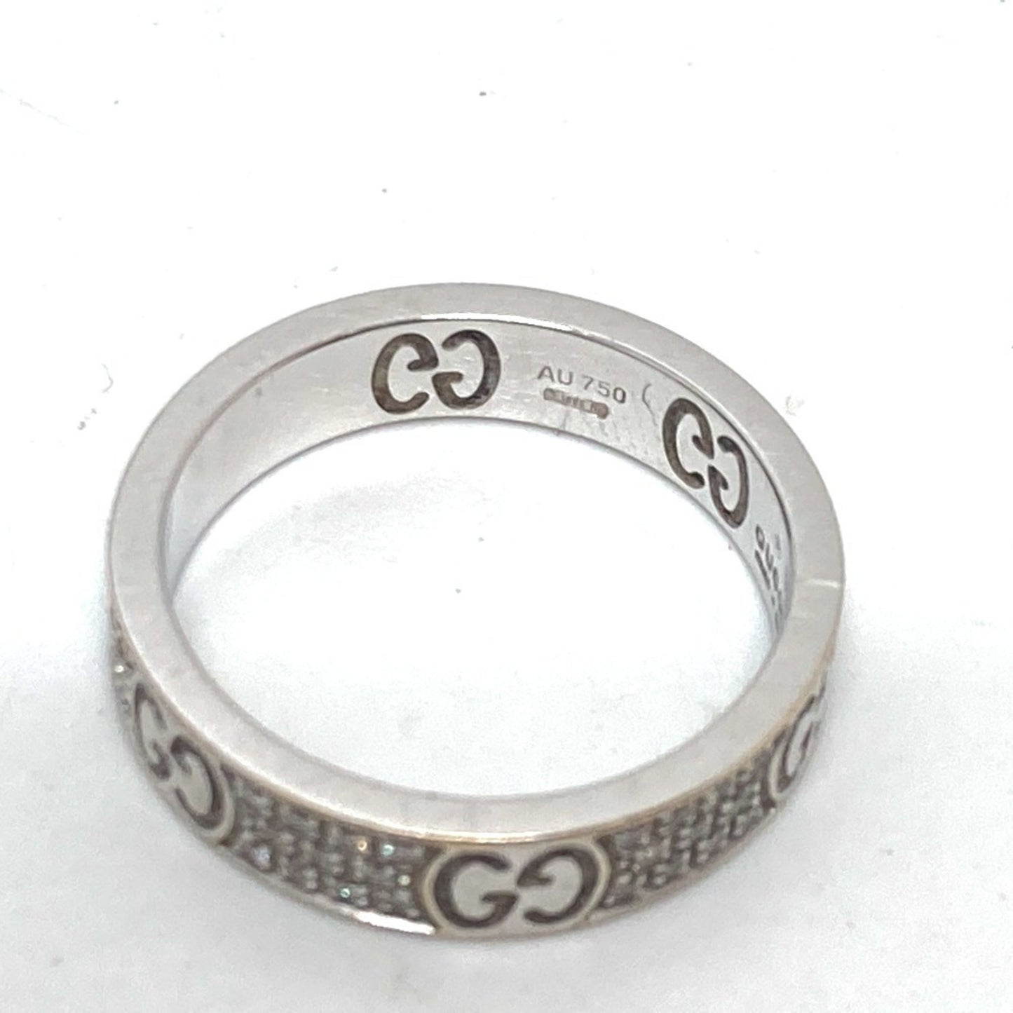 Gucci White Gold (18K) Band Ring