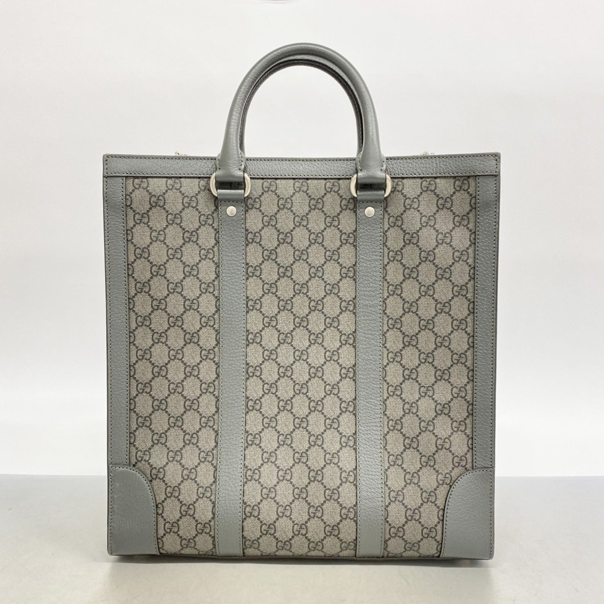 Gucci Gray Pvc Tote Bag