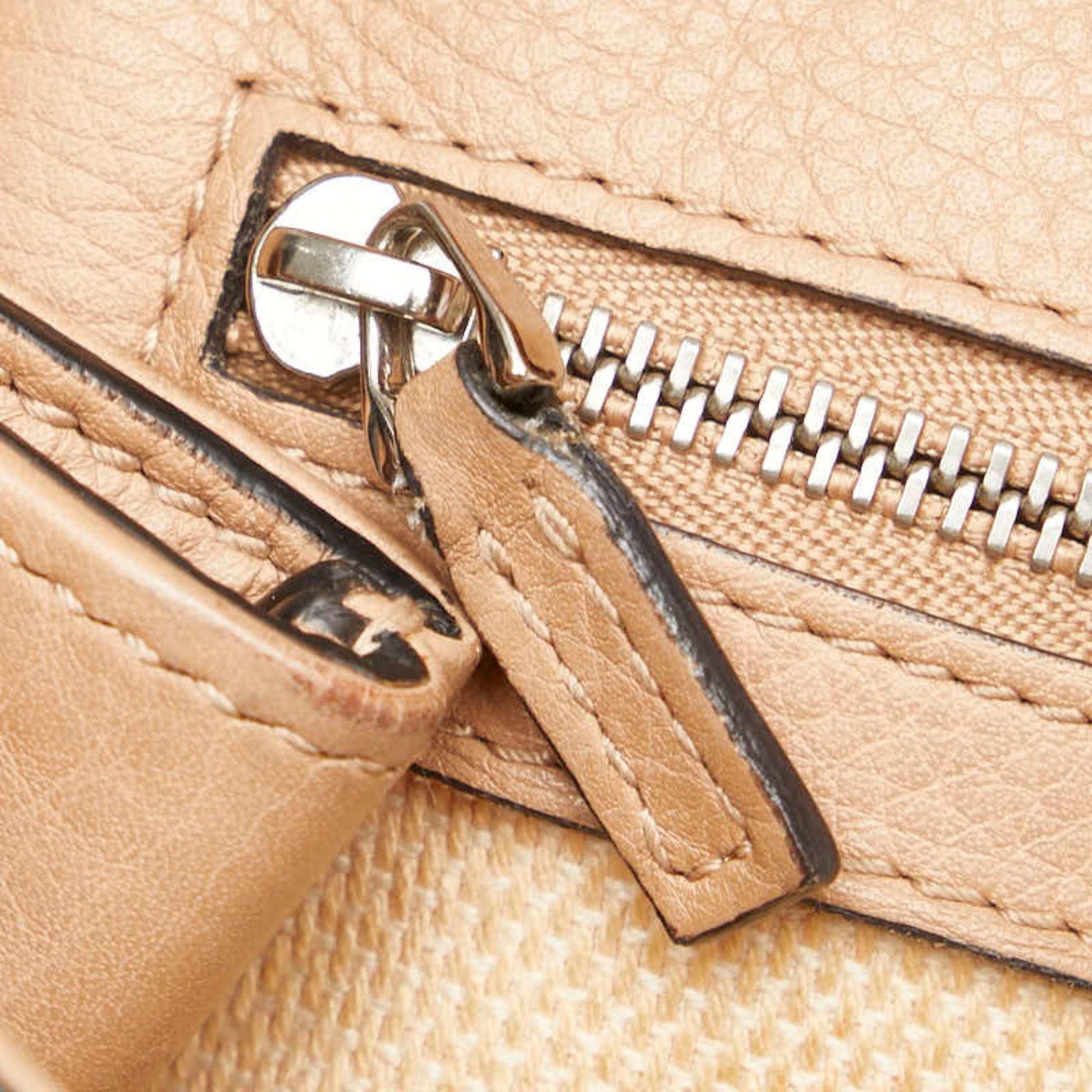 Gucci Brown Leather Shoulder Bag Tote Bag