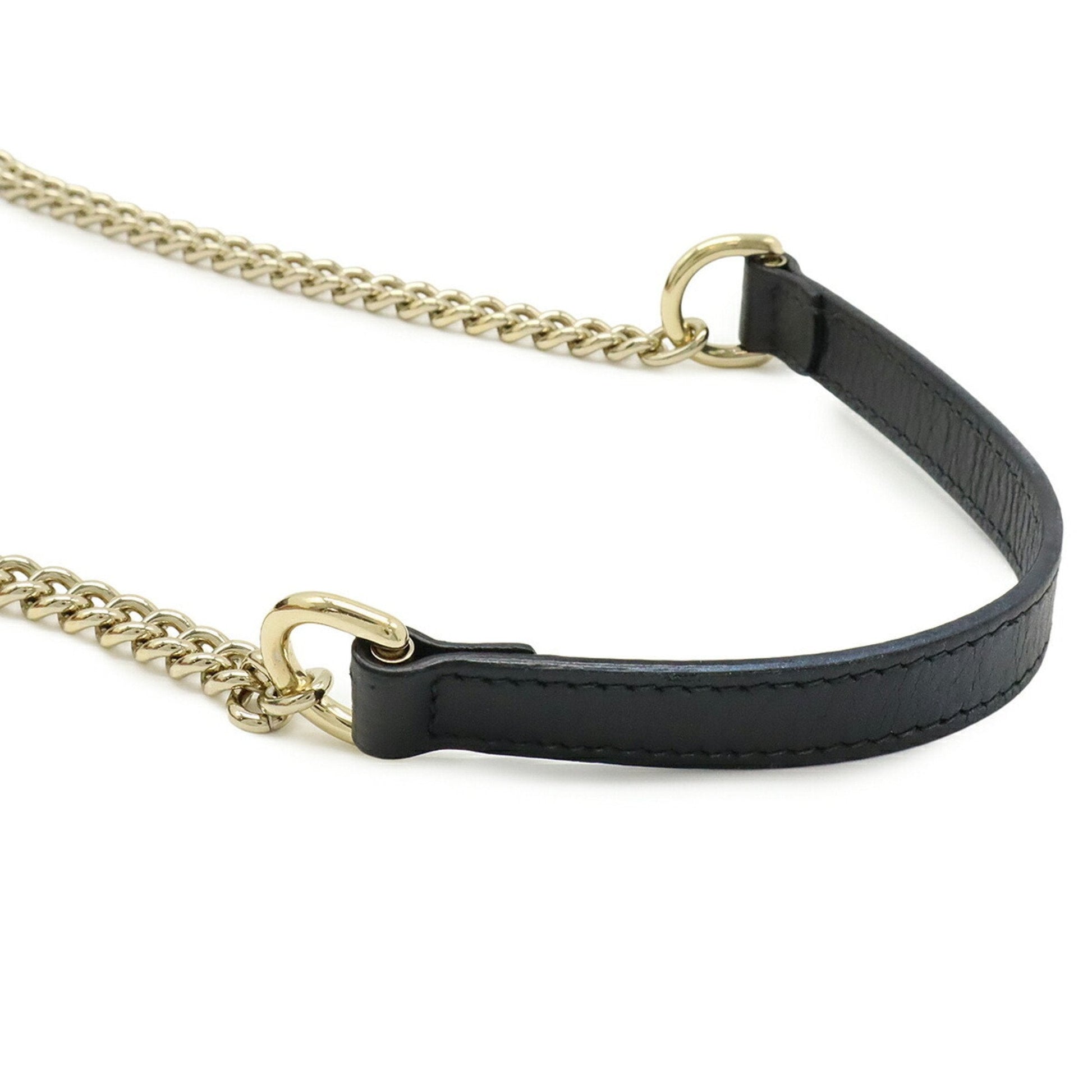 Gucci Black Leather Shoulder Bag