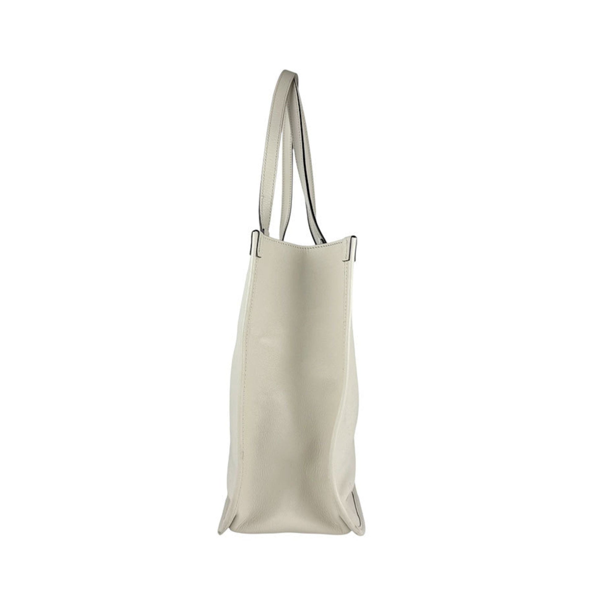 Gucci Horsebit Ivory Leather Shoulder Bag