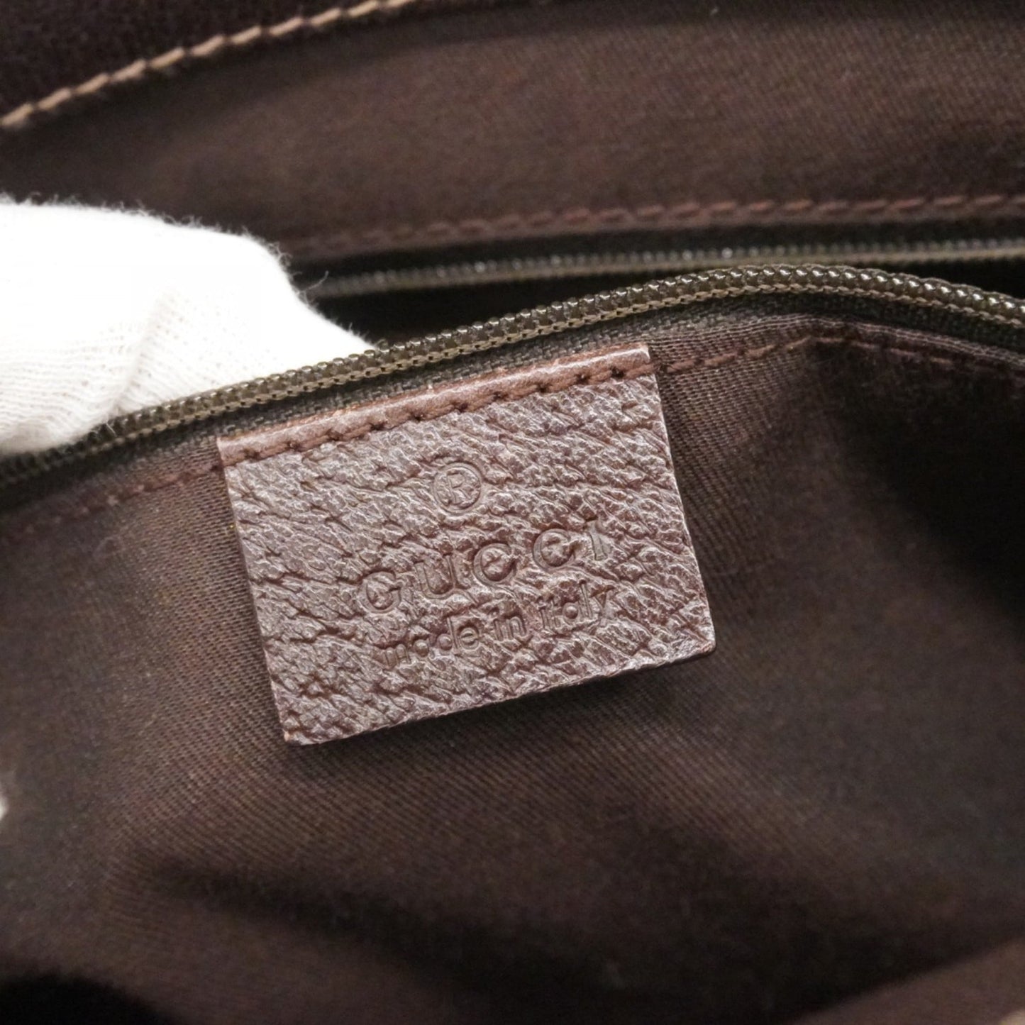 Gucci Brown Canvas Tote Bag