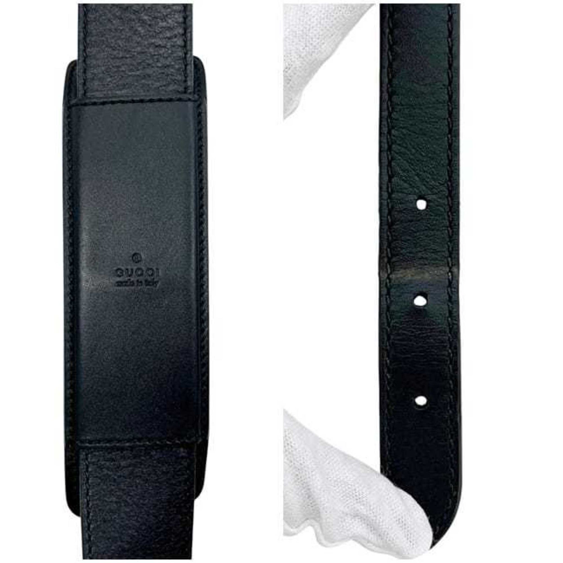 Gucci Black Nylon Leather Shoulder Bag
